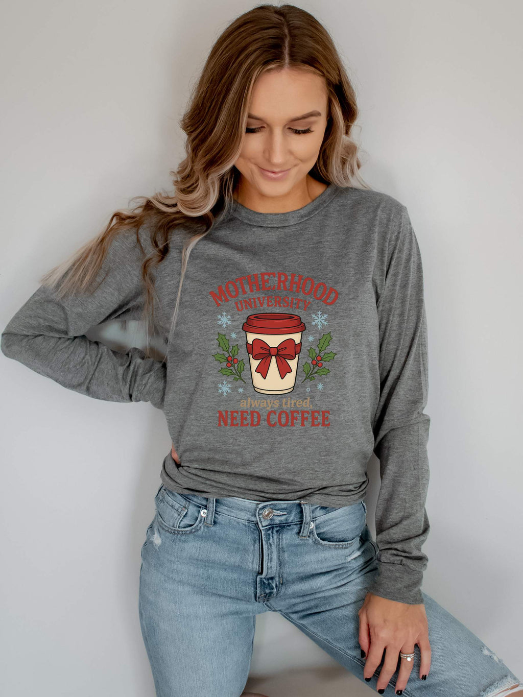 DG502 / CREW NECK LONGSLEEVE T-SHIRT 180G 5.3OZ DTF PRINT RUSH SERVICE LA