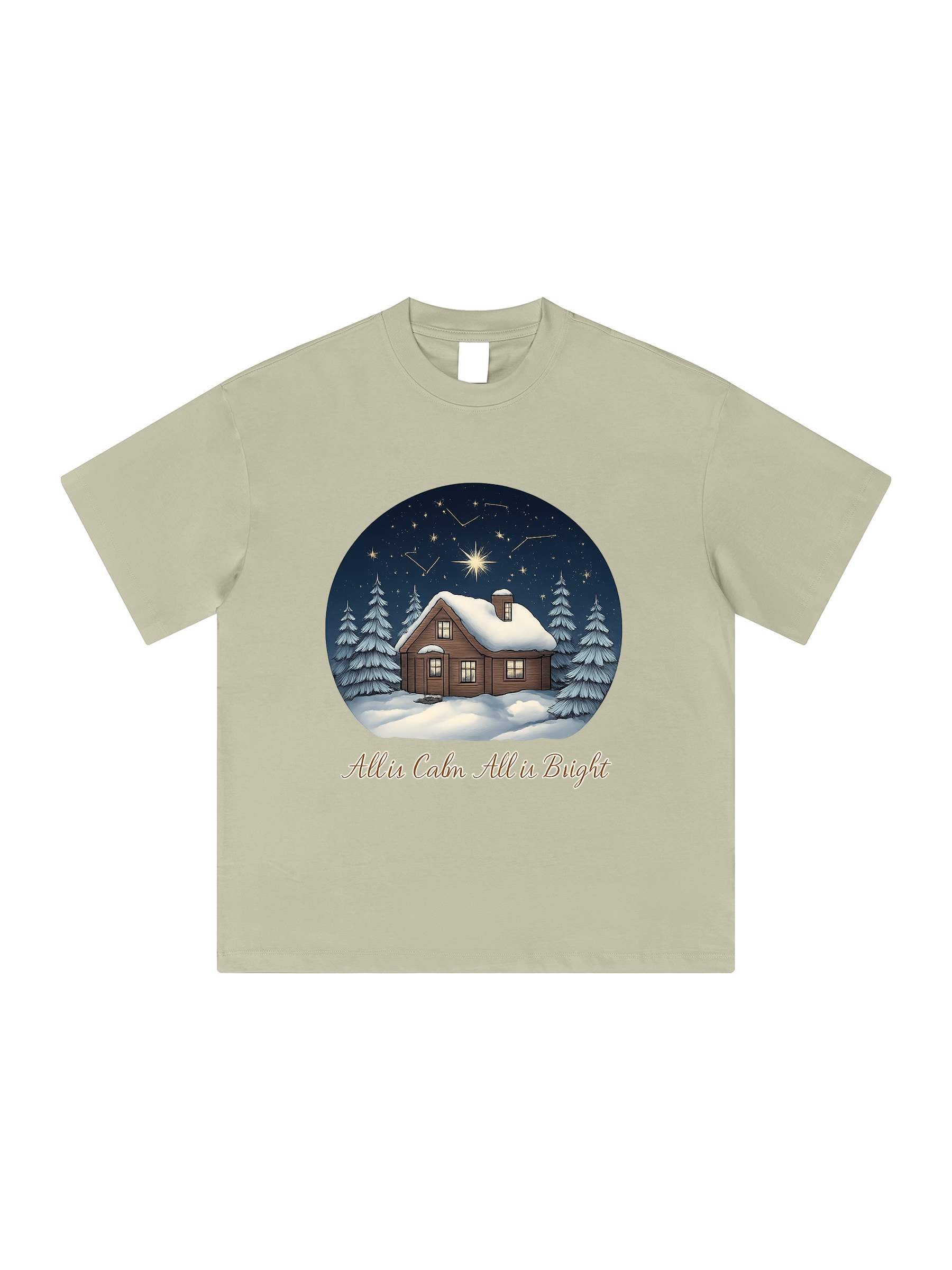 R00227-C001-V3 / HEAVYWEIGHT EARTH TONE T-SHIRT 305G 9.0OZ DTG PRINT RUSH LA