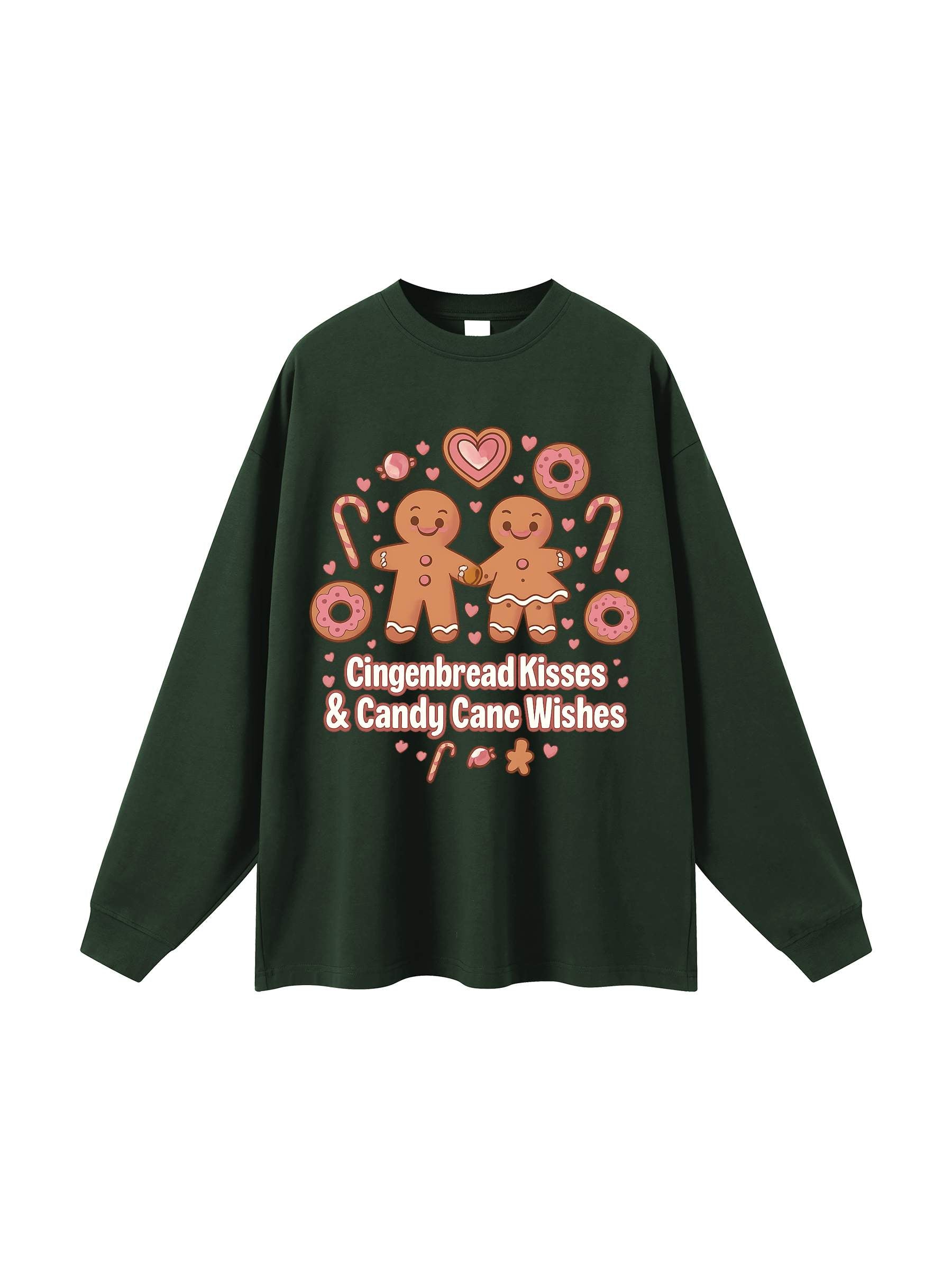 R00281-C001-V3 / OVERSIZED UNISEX LONG SLEEVE T-SHIRT 305G 9.0OZ DTG PRINT RUSH SERVICE LA