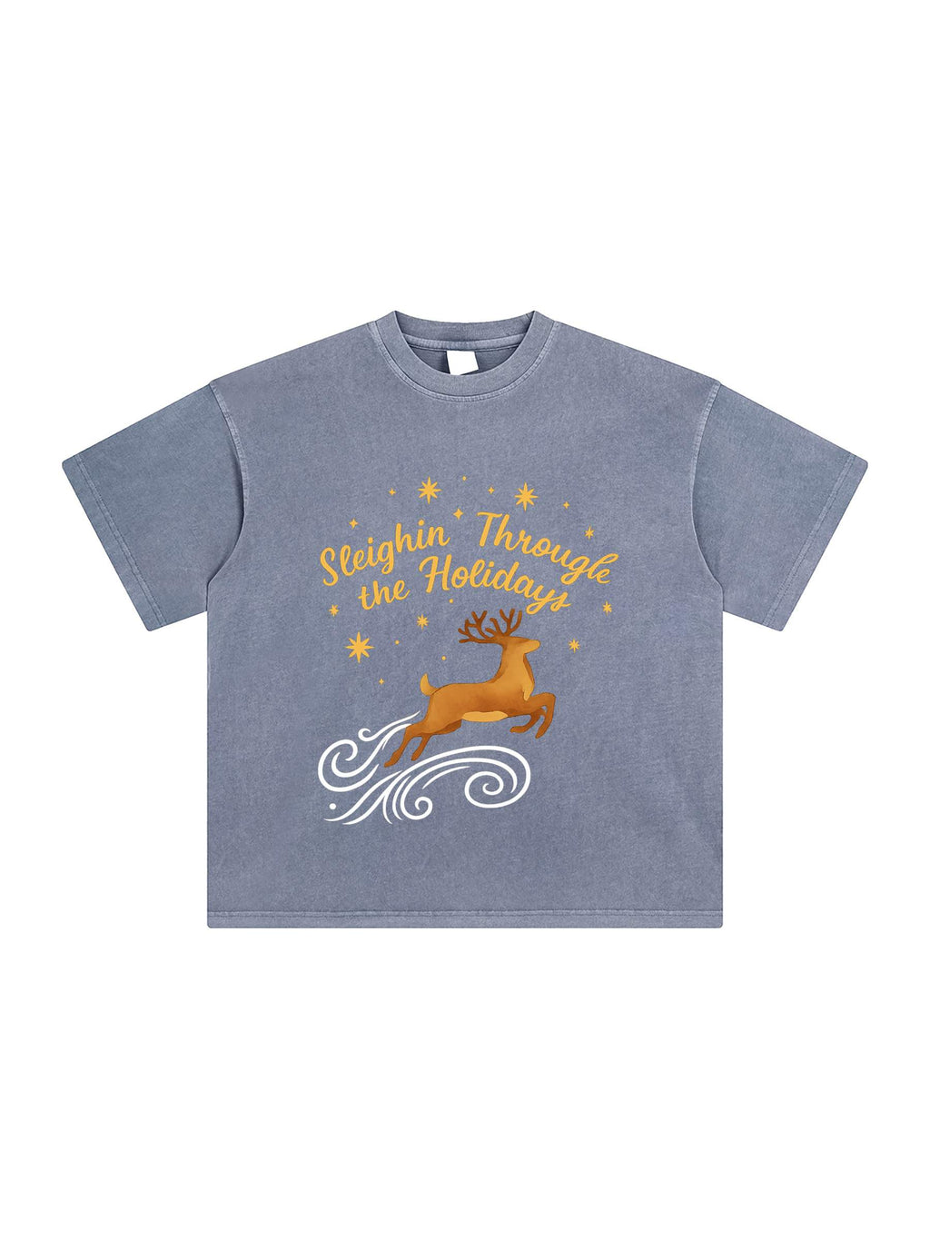 R00108-C001-V4 / ENZYME WASHED T-SHIRT 250G 7.4OZ DTG PRINT RUSH SERVICE LA