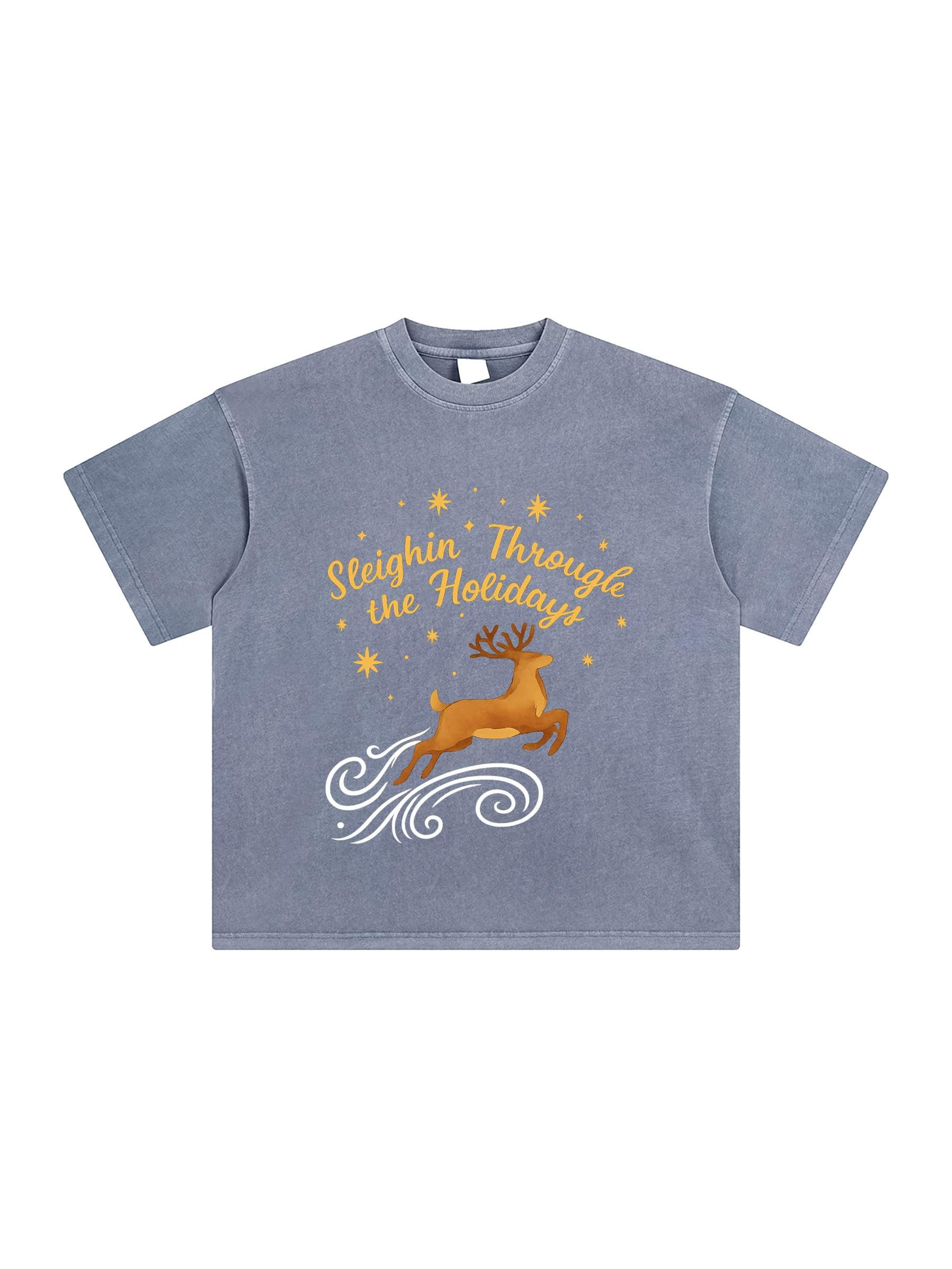 R00108-C001-V4 / ENZYME WASHED T-SHIRT 250G 7.4OZ DTG PRINT RUSH SERVICE LA