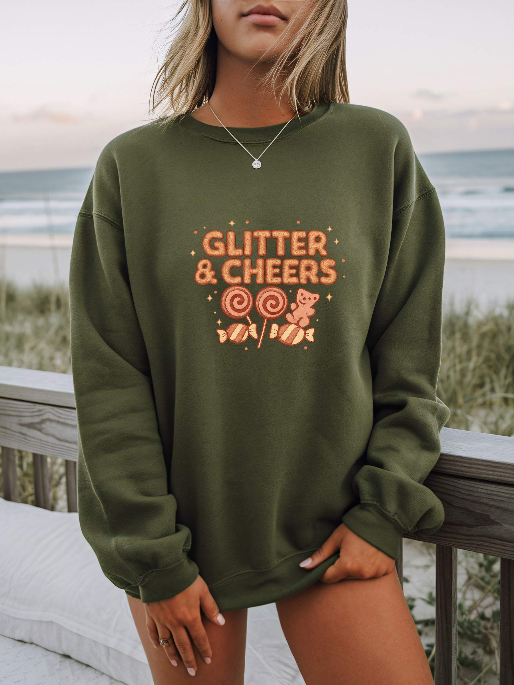 DG501 / CREW NECK SWEATSHIRT 240G 7.1 OZ DTF PRINT RUSH SERVICE LA