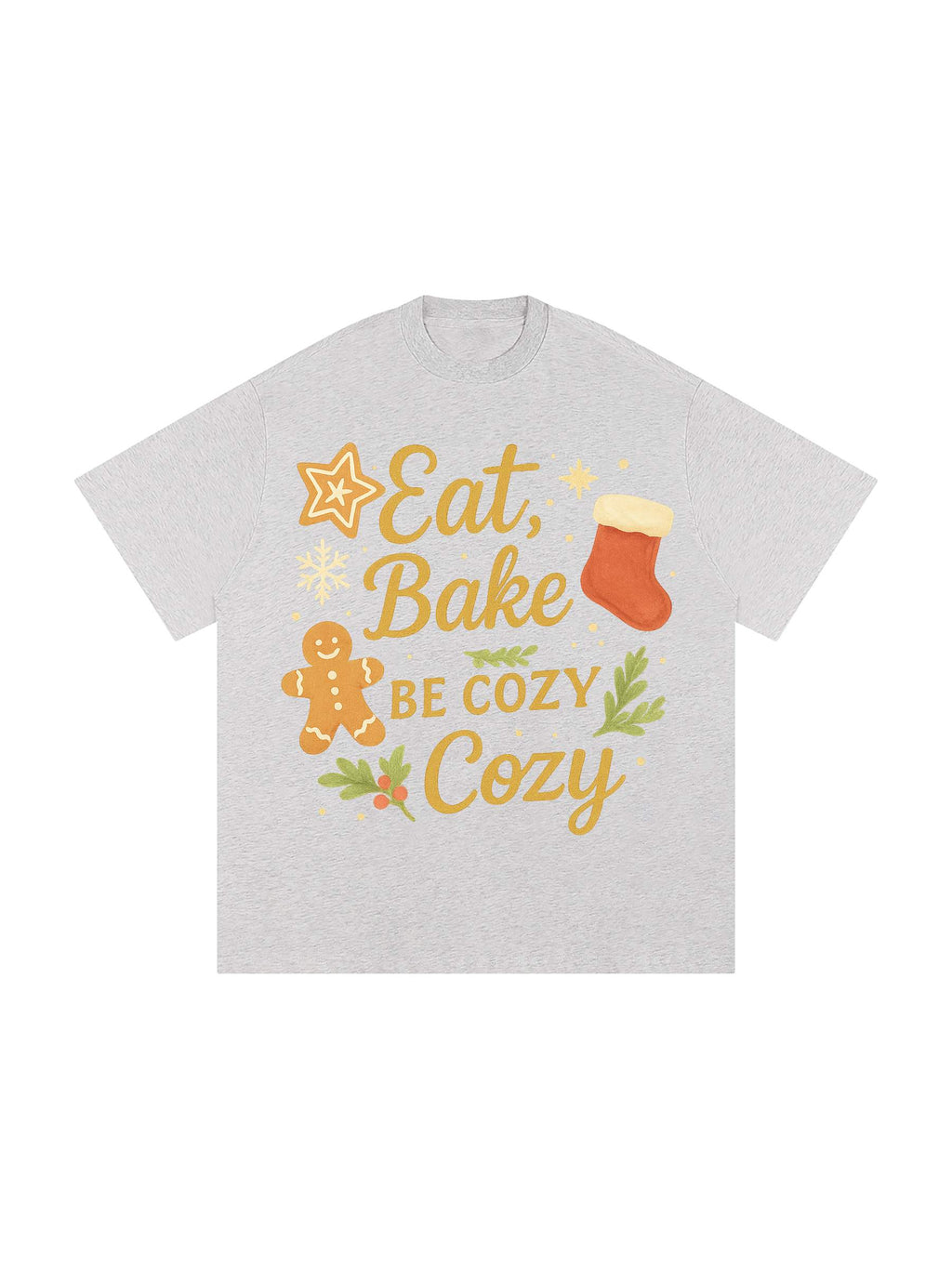 R00331-C001-V5 / HEAVYWEIGHT LOOSE FIT T-SHIRT 275G 8.1OZ DTG PRINT RUSH LA