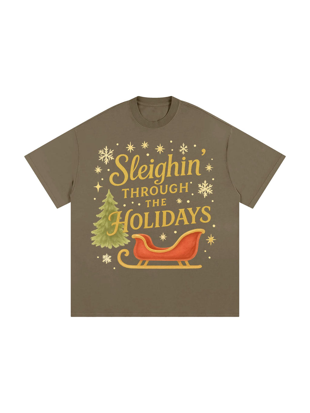 R00331-C001-V5 / HEAVYWEIGHT LOOSE FIT T-SHIRT 275G 8.1OZ DTG PRINT RUSH LA