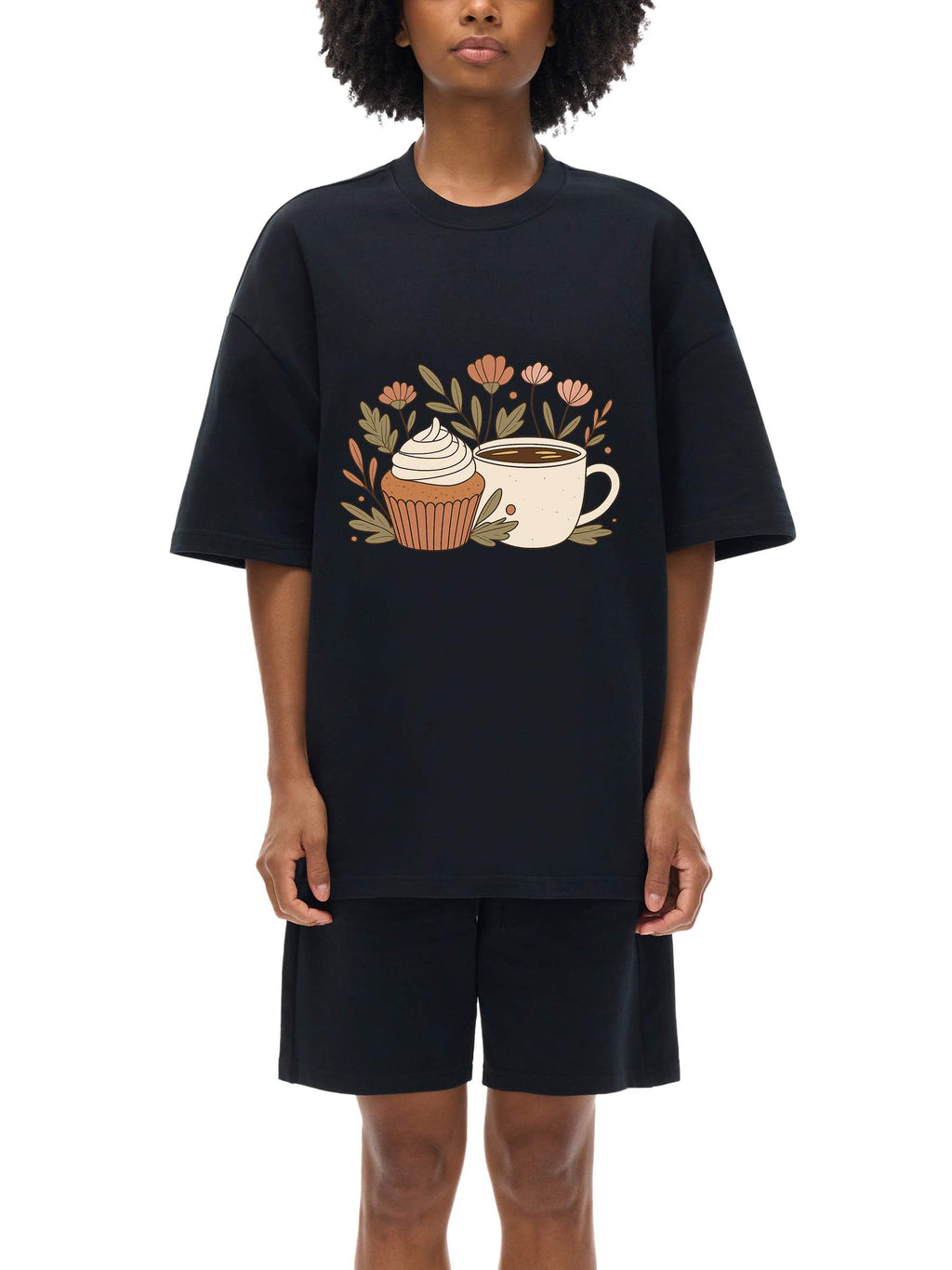 RG0001-C001-V2 / ESSENTIAL HEAVYWEIGHT COTTON T-SHIRT 330G 9.7OZ DTG PRINT LA