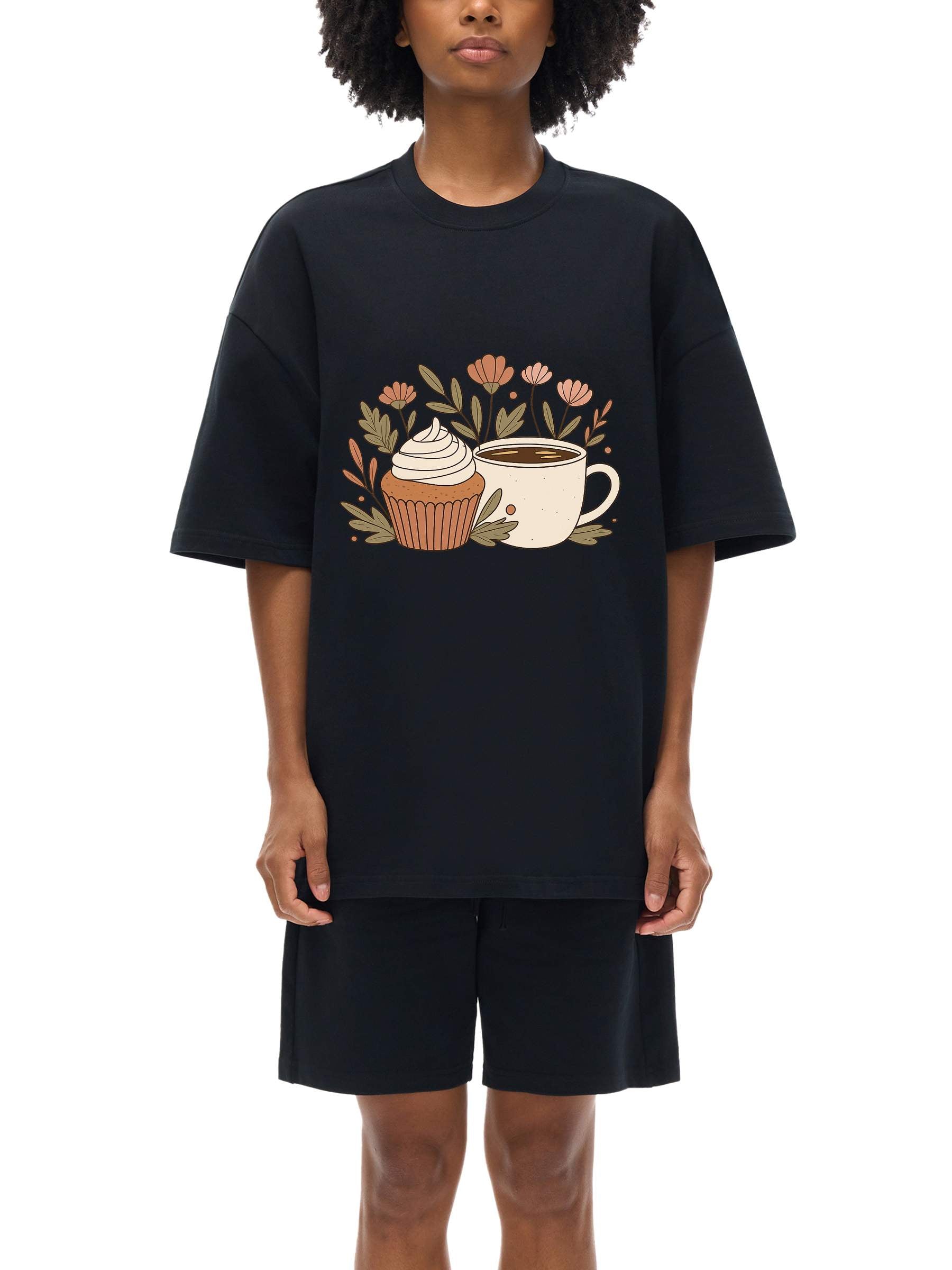 RG0001-C001-V2 / ESSENTIAL HEAVYWEIGHT COTTON T-SHIRT 330G 9.7OZ DTG PRINT LA
