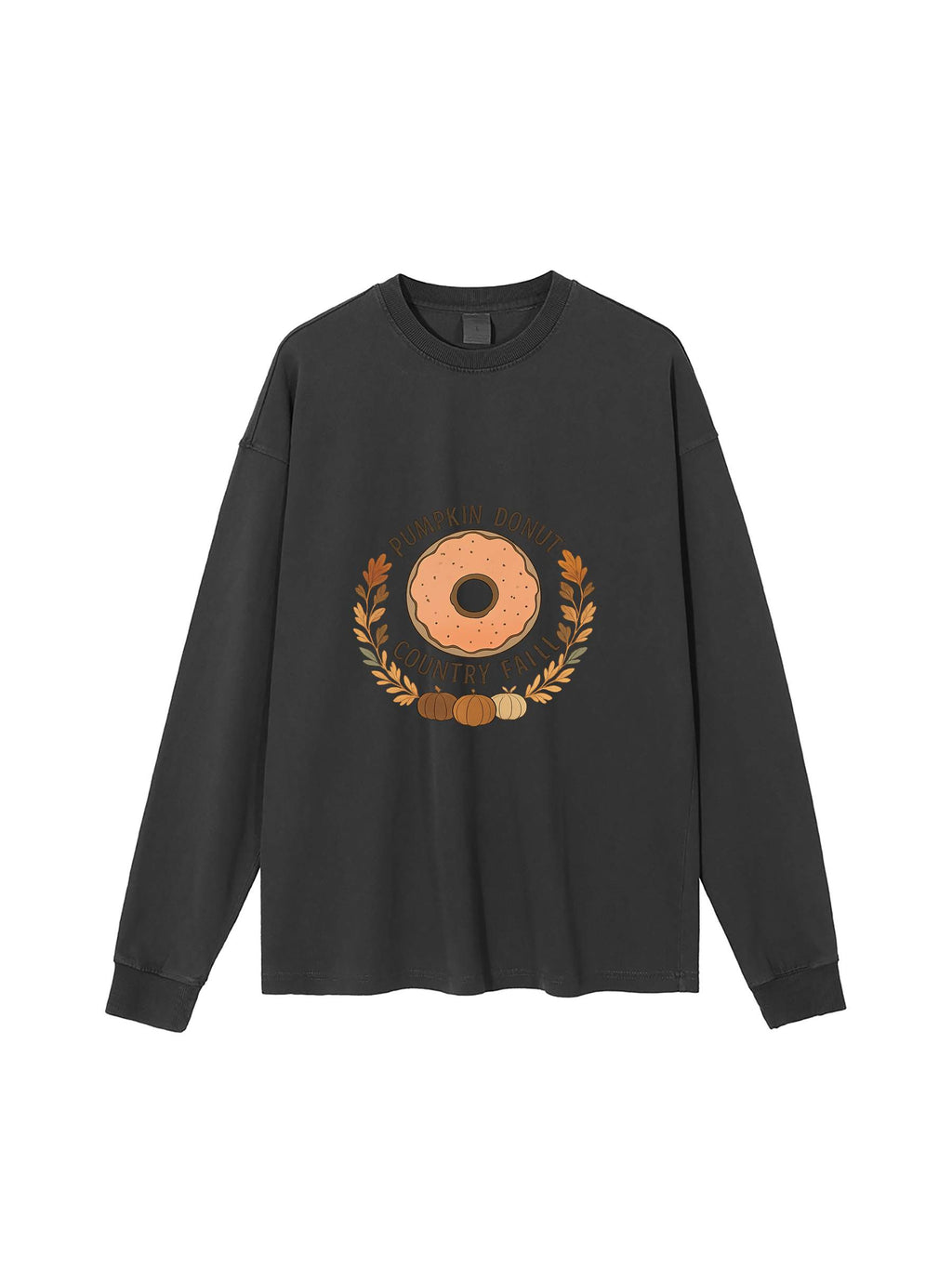 R00367-C001-V7 / VINTAGE WASHED LONG SLEEVE T-SHIRT 280G 8.3OZ DTG PRINT RUSH SERVICE LA