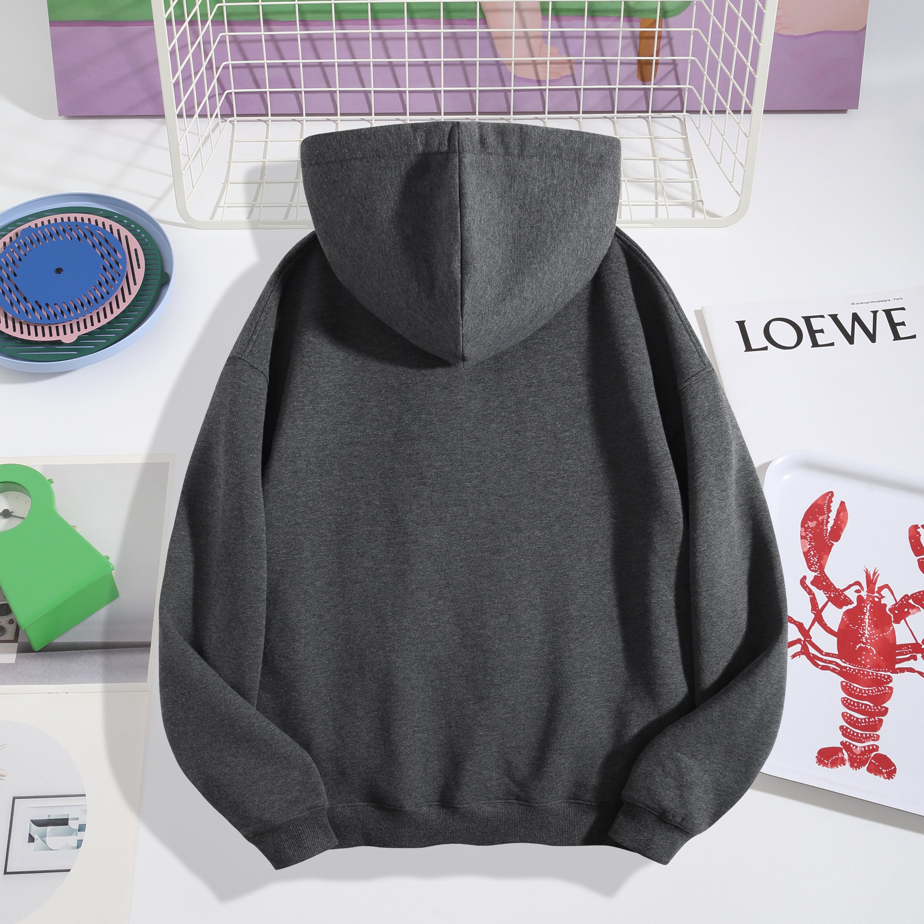 270G Unisex Fleece-Lined Hoodie (DF009)