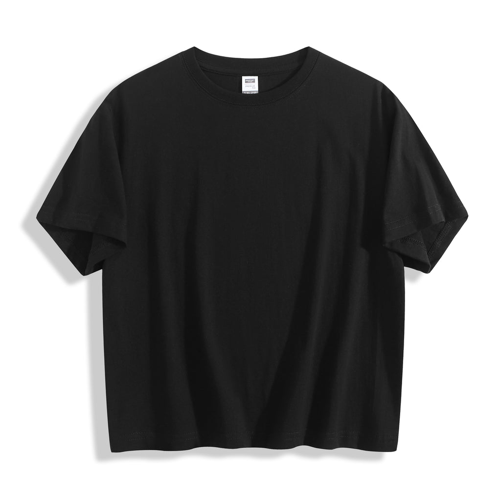 DG101 / WOMEN'S CROPPED T-SHIRT 180G COTTON DTF PRINT RUSH SERVICE LA