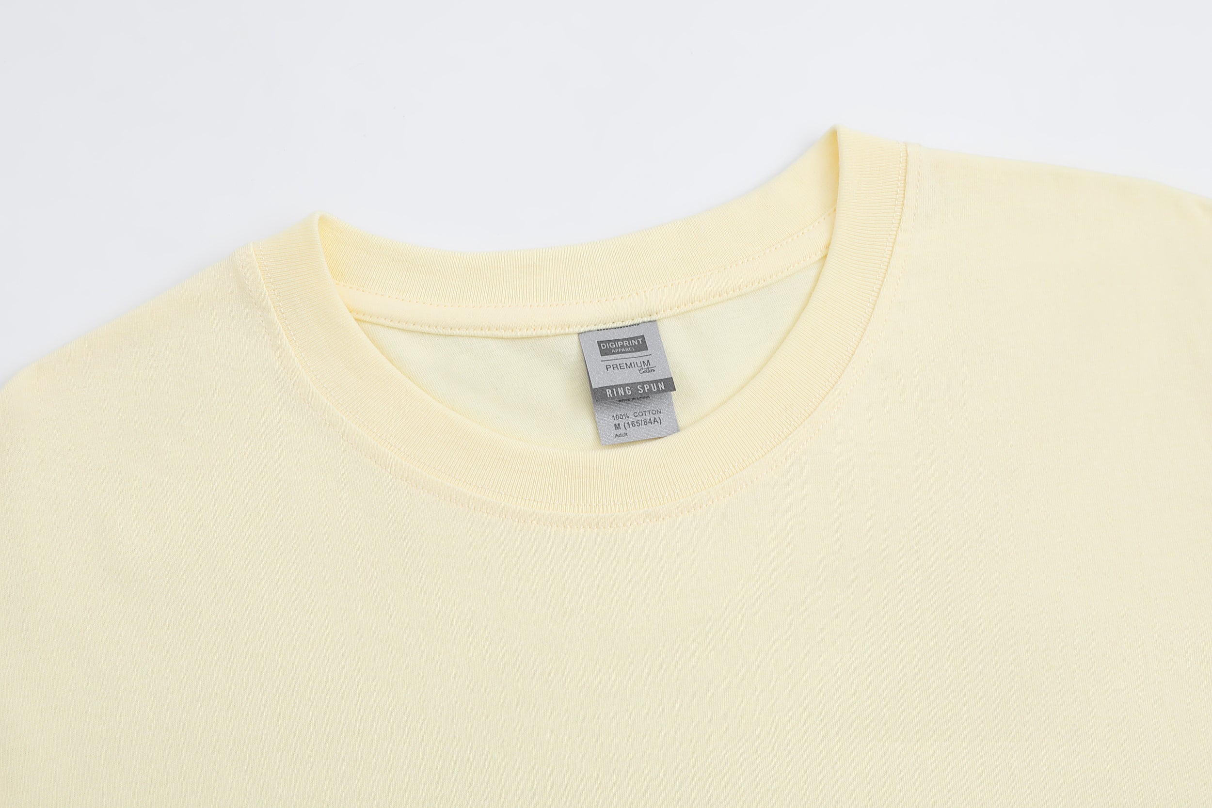 DG001 / MEN'S COTTON T-SHIRT 180G 5.3 OZ DTF PRINT RUSH SERVICE LA