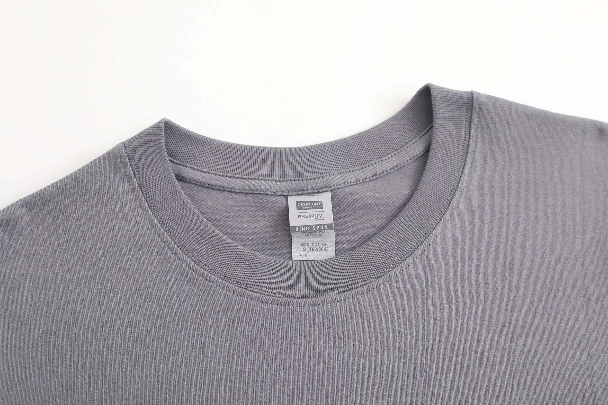 DG001 / MEN'S COTTON T-SHIRT 180G PLUS SIZE DTF PRINT RUSH SERVICE LA