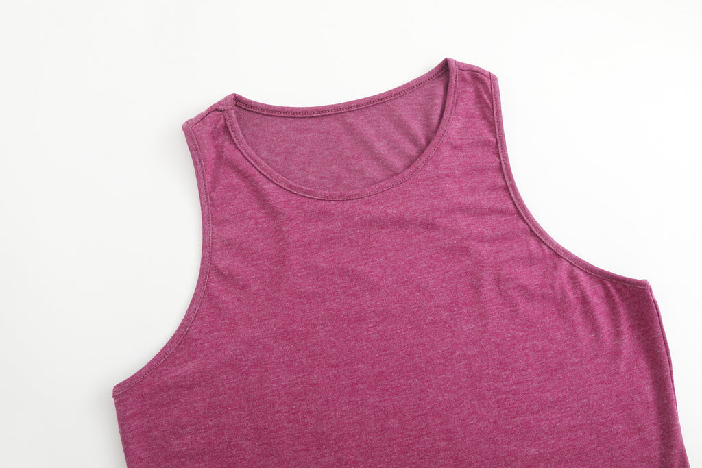 VS002 / WOMEN'S TANK TOP 180G COTTON POLYESTER DTF PRINT RUSH SERVICE LA