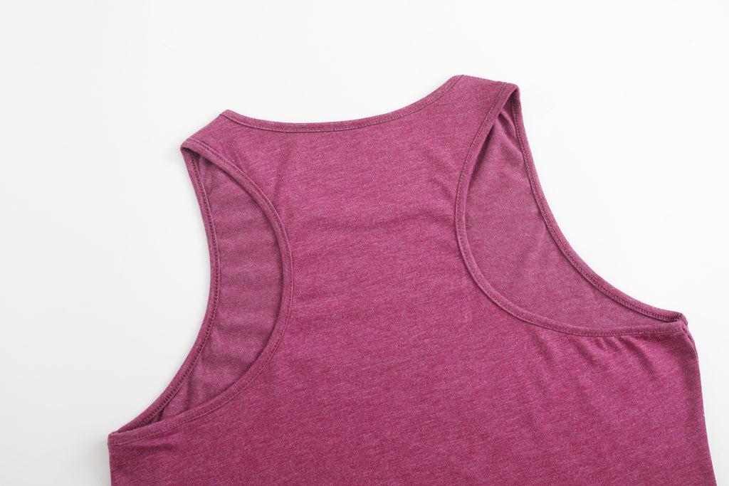 VS002 / WOMEN'S TANK TOP 180G COTTON POLYESTER DTF PRINT RUSH SERVICE LA