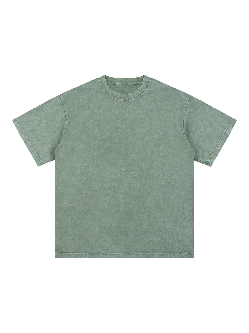 R00037-C001-V9 / SNOW WASHED OVERSIZED COTTON T-SHIRT 250G 7.4OZ DTG PRINT RUSH SERVICE LA