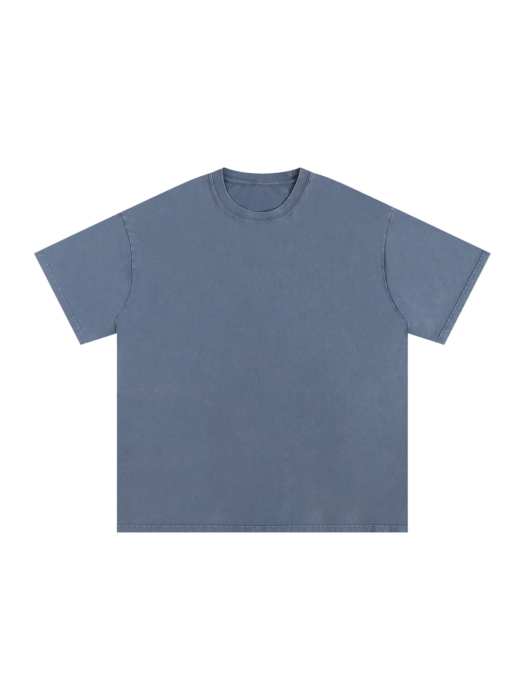 R00037-C001-V9 / SNOW WASHED OVERSIZED COTTON T-SHIRT 250G 7.4OZ DTG PRINT RUSH SERVICE LA