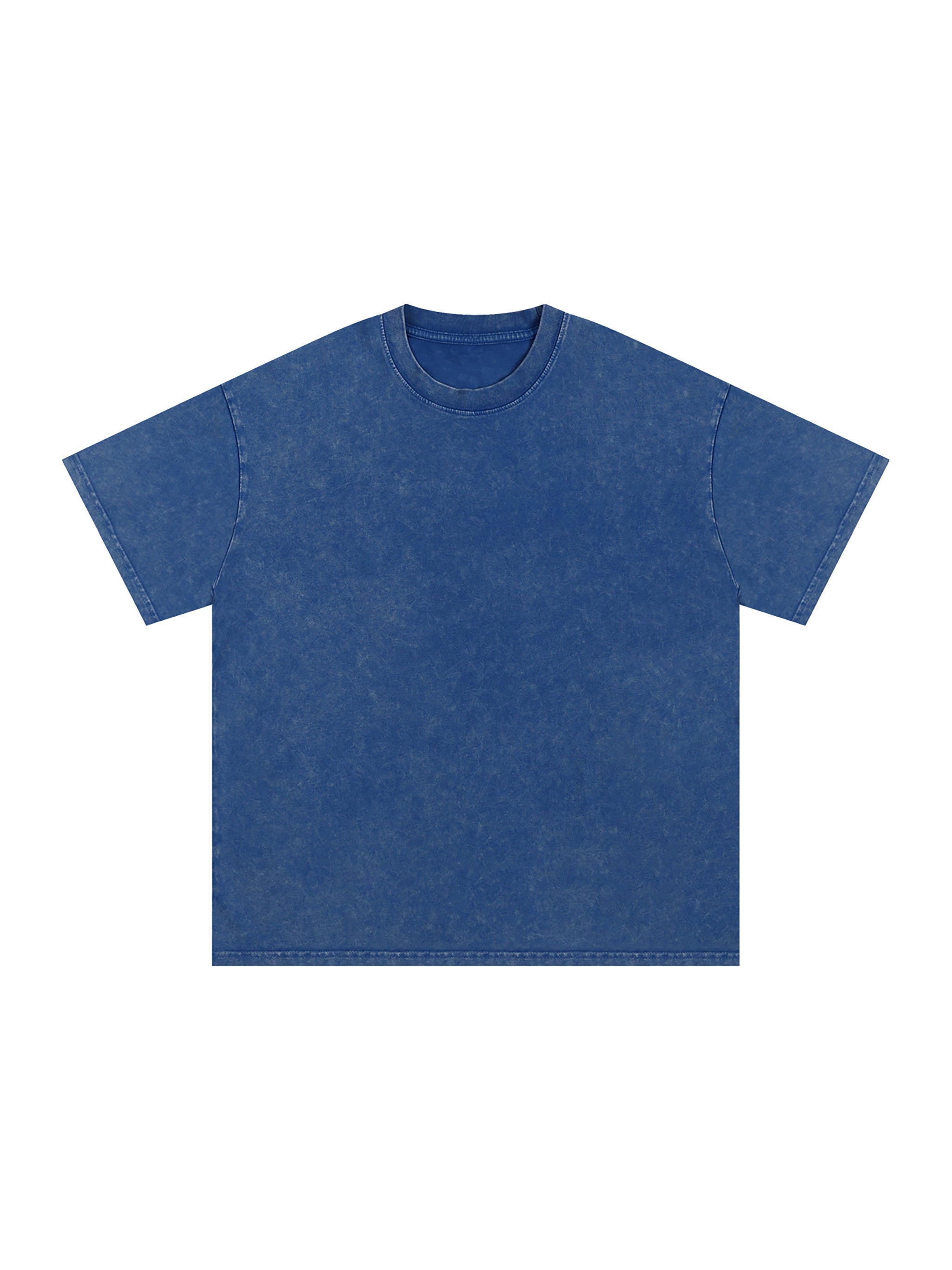 R00037-C001-V9 / SNOW WASHED OVERSIZED COTTON T-SHIRT 250G 7.4OZ DTG PRINT RUSH SERVICE LA