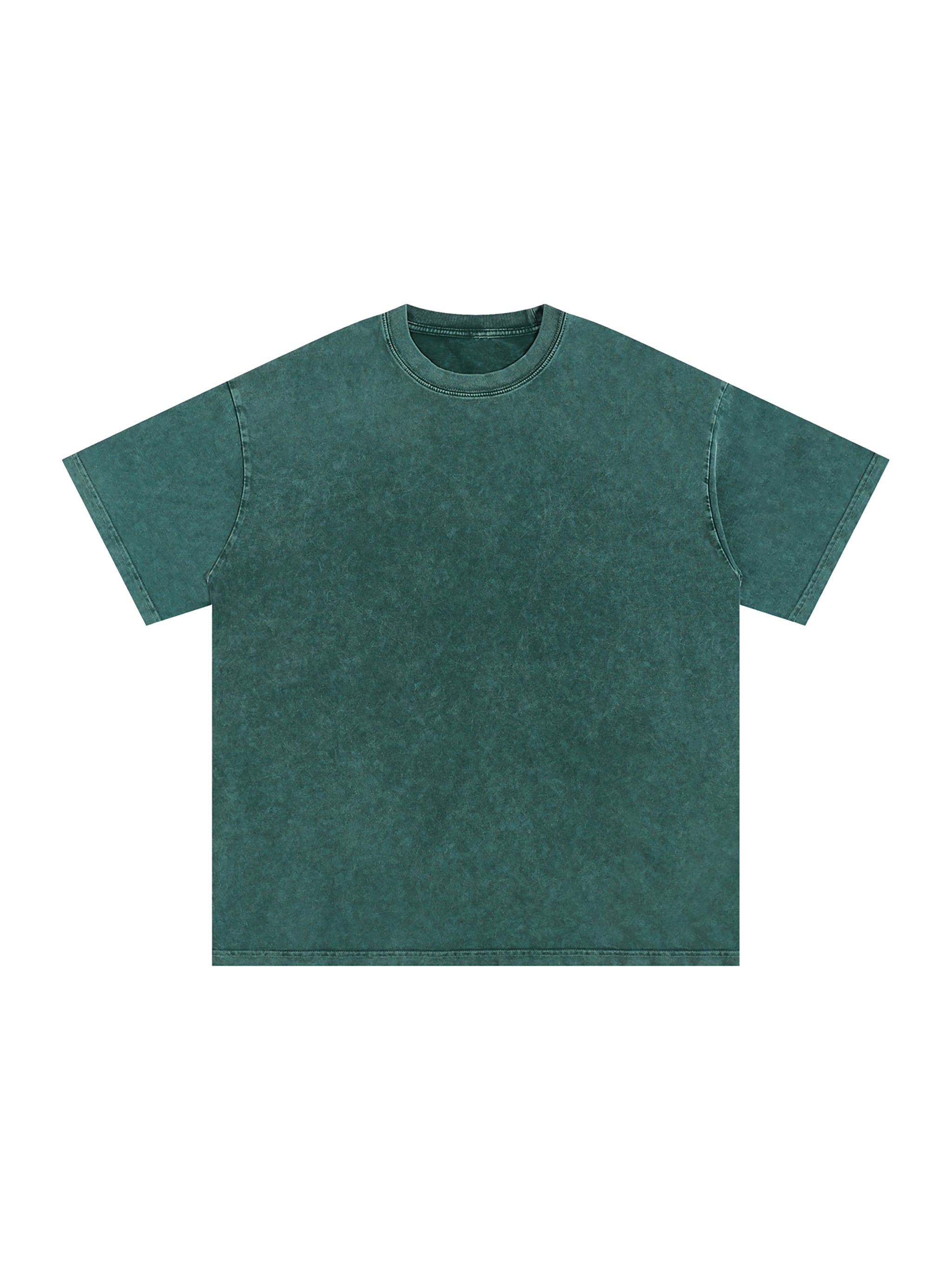 R00037-C001-V9 / SNOW WASHED OVERSIZED COTTON T-SHIRT 250G 7.4OZ DTG PRINT RUSH SERVICE LA