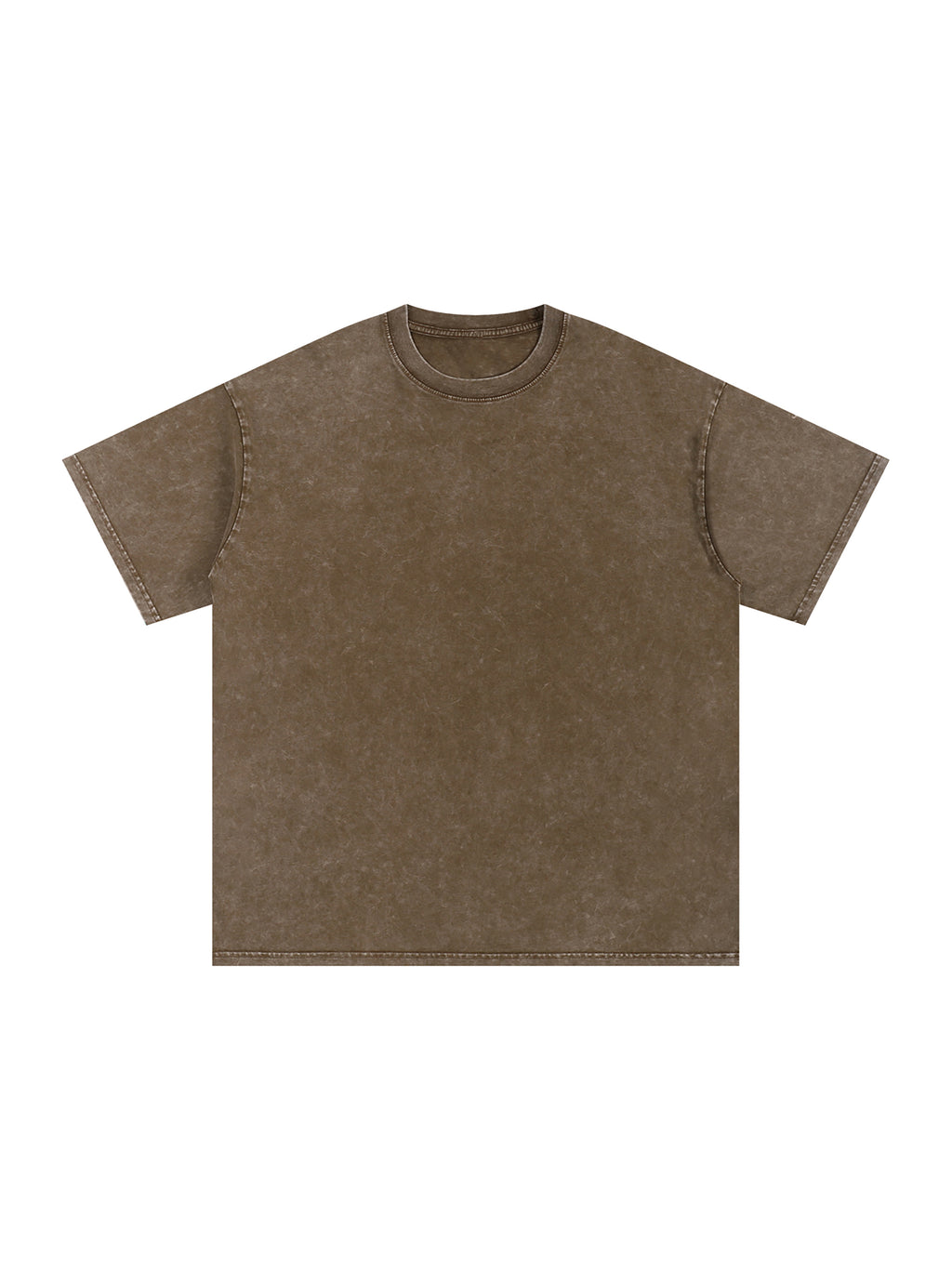 R00037-C001-V9 / SNOW WASHED OVERSIZED COTTON T-SHIRT 250G 7.4OZ DTG PRINT RUSH SERVICE LA