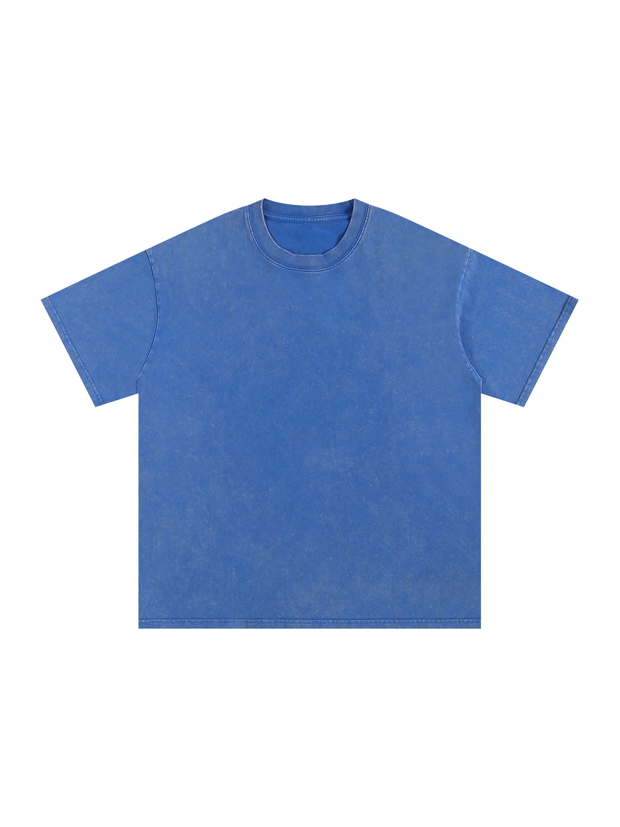 R00037-C001-V9 / SNOW WASHED OVERSIZED COTTON T-SHIRT 250G 7.4OZ DTG PRINT RUSH SERVICE LA