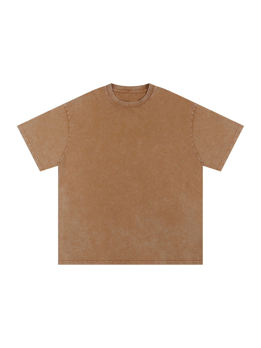 R00037-C001-V9 / SNOW WASHED OVERSIZED COTTON T-SHIRT 250G 7.4OZ DTG PRINT RUSH SERVICE LA
