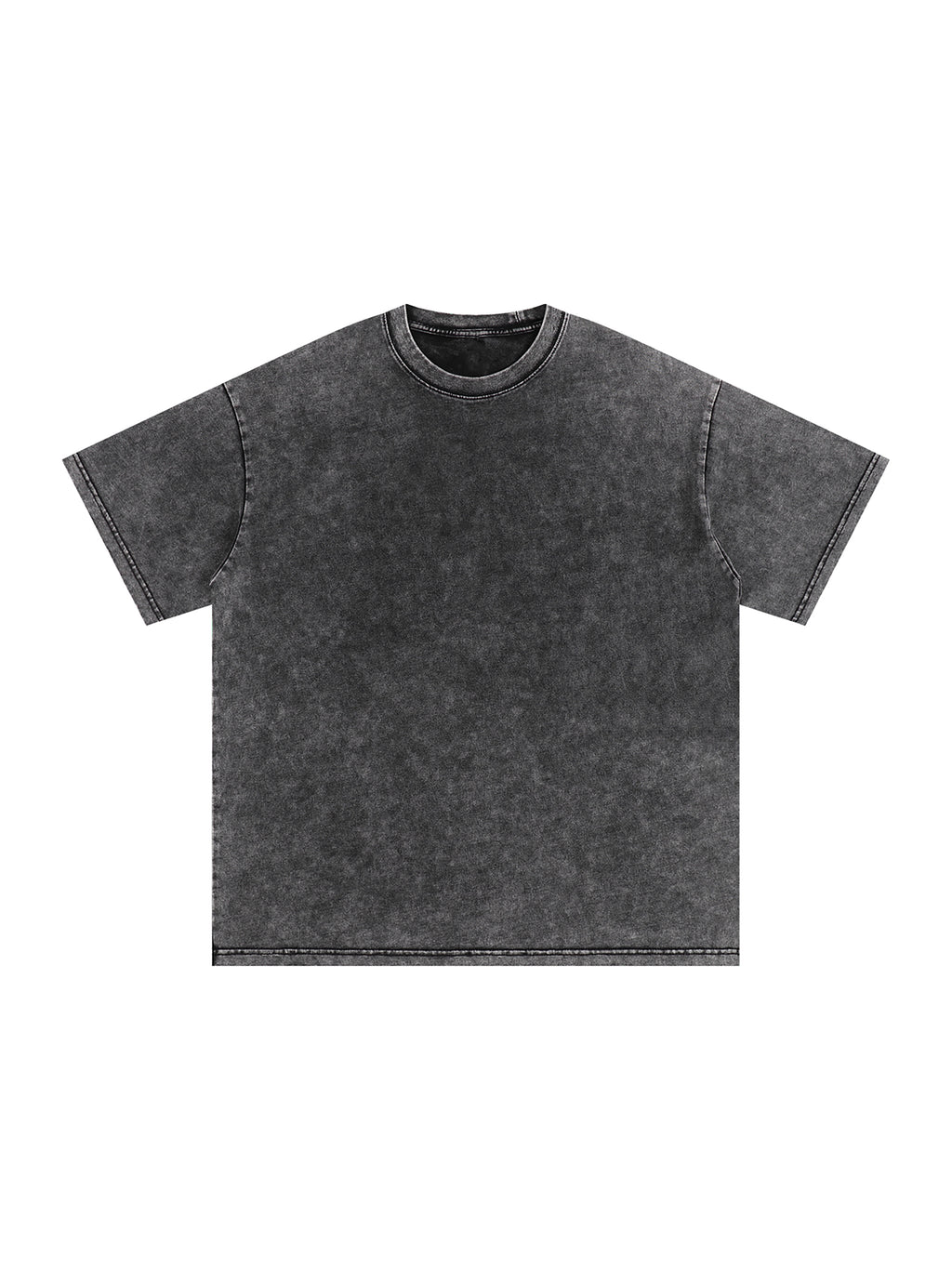R00037-C001-V9 / SNOW WASHED OVERSIZED COTTON T-SHIRT 250G 7.4OZ DTG PRINT RUSH SERVICE LA