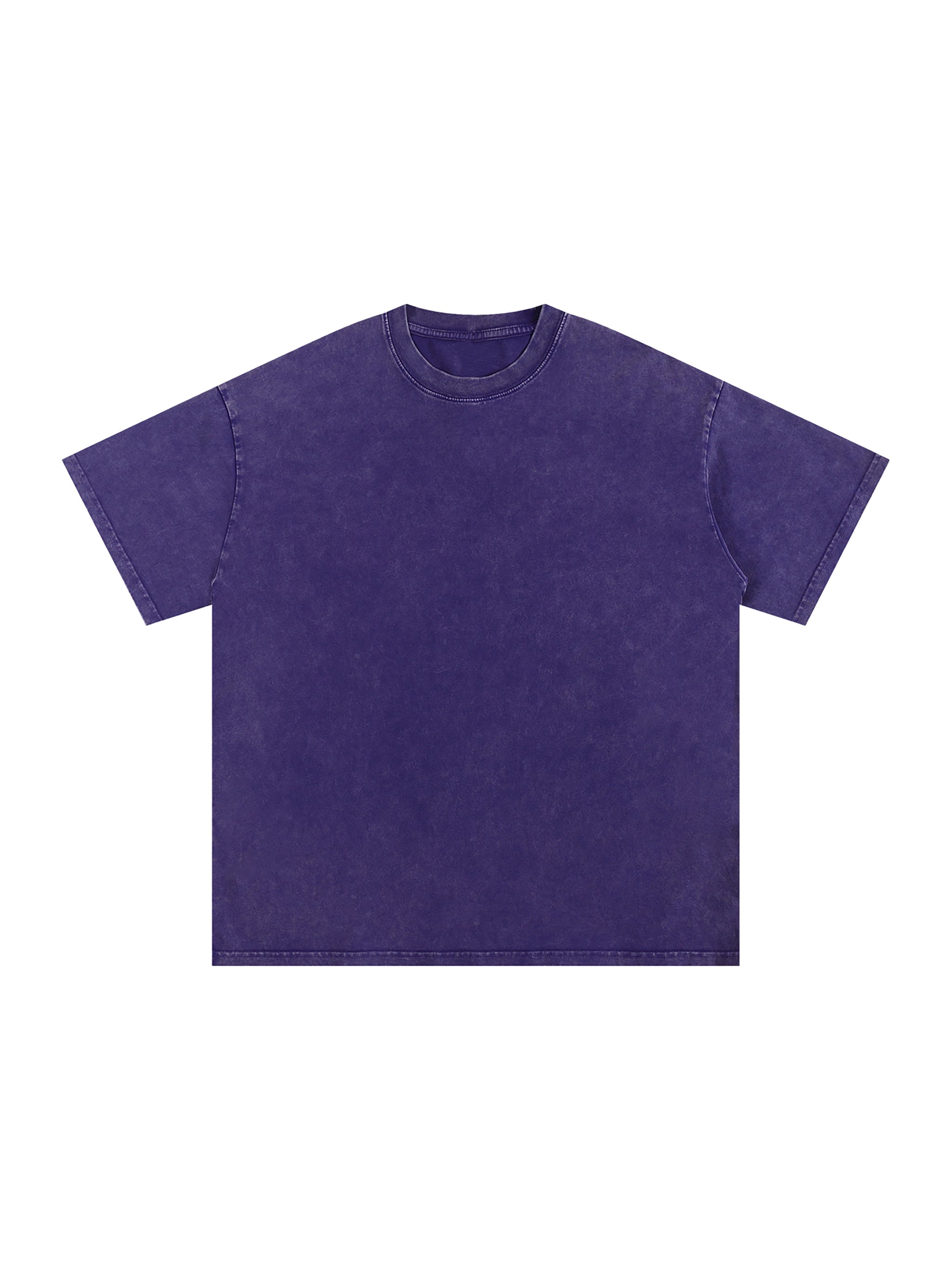 R00037-C001-V9 / SNOW WASHED OVERSIZED COTTON T-SHIRT 250G 7.4OZ DTG PRINT RUSH SERVICE LA