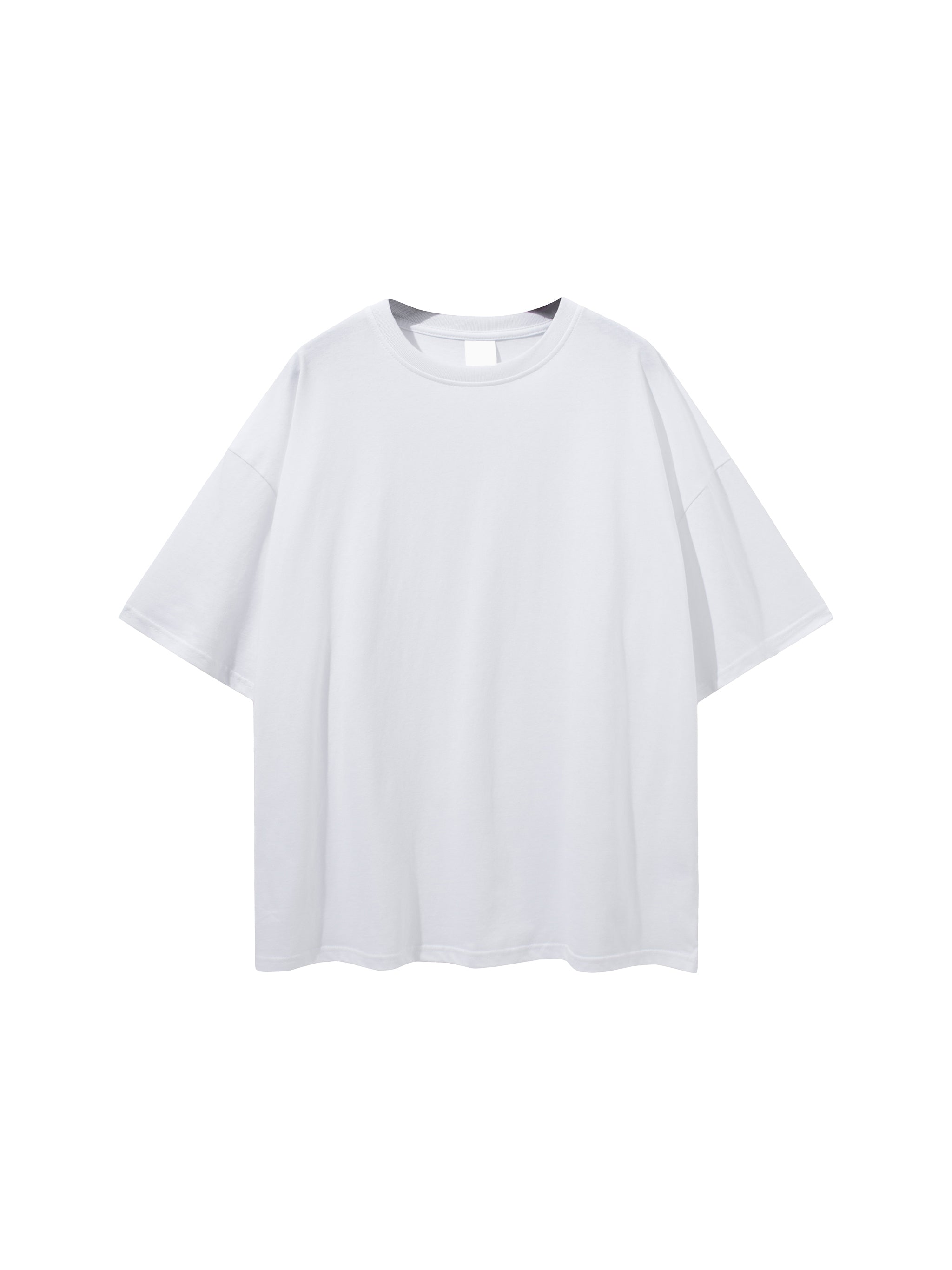 R00131-C001-V5 / STREETWEAR LOOSE DROP SHOULDER T-SHIRT 190G 5.6OZ DTG PRINT LA