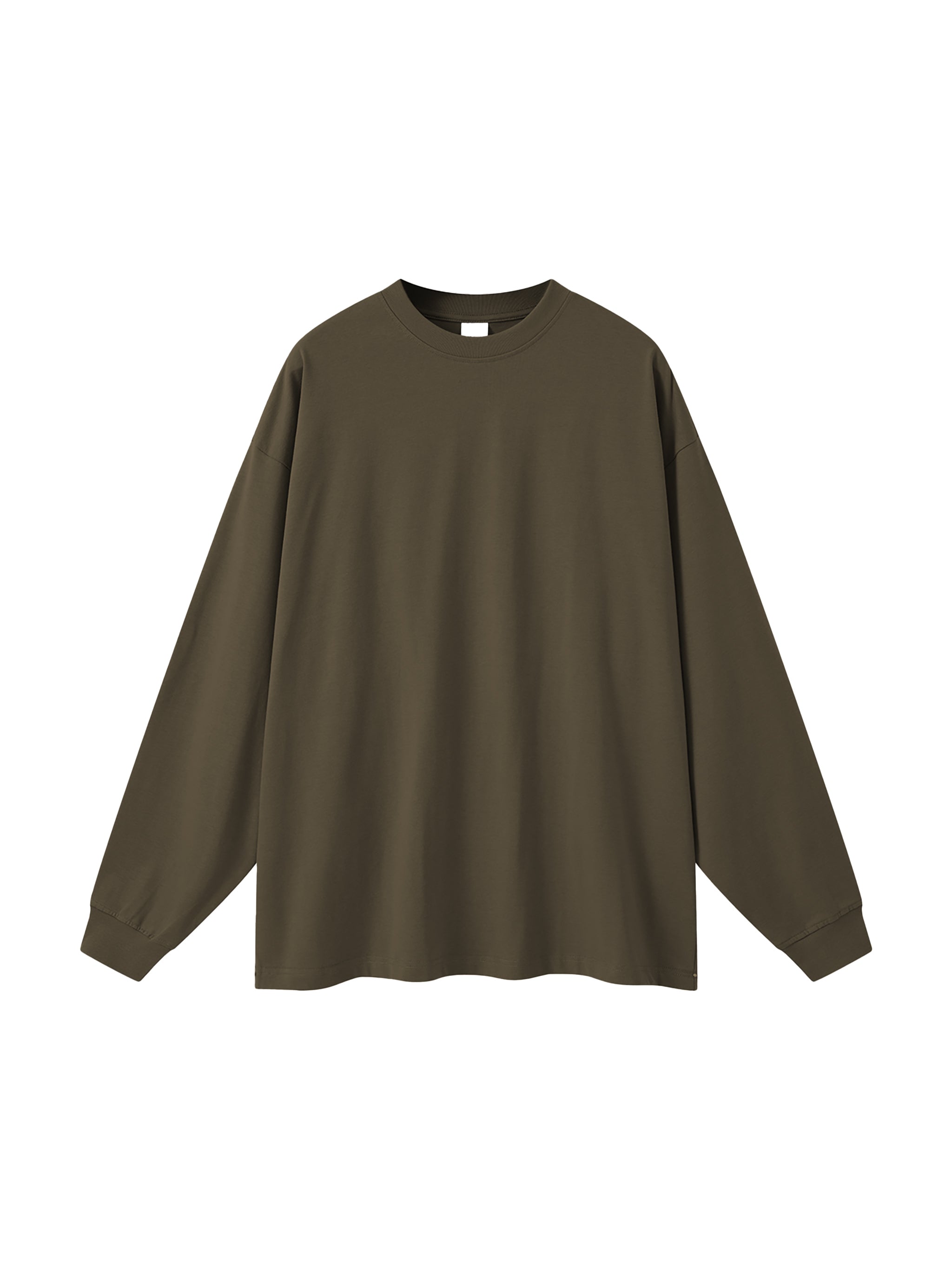 R00281-C001-V3 / OVERSIZED UNISEX LONG SLEEVE T-SHIRT 305G 9.0OZ DTG PRINT RUSH SERVICE LA