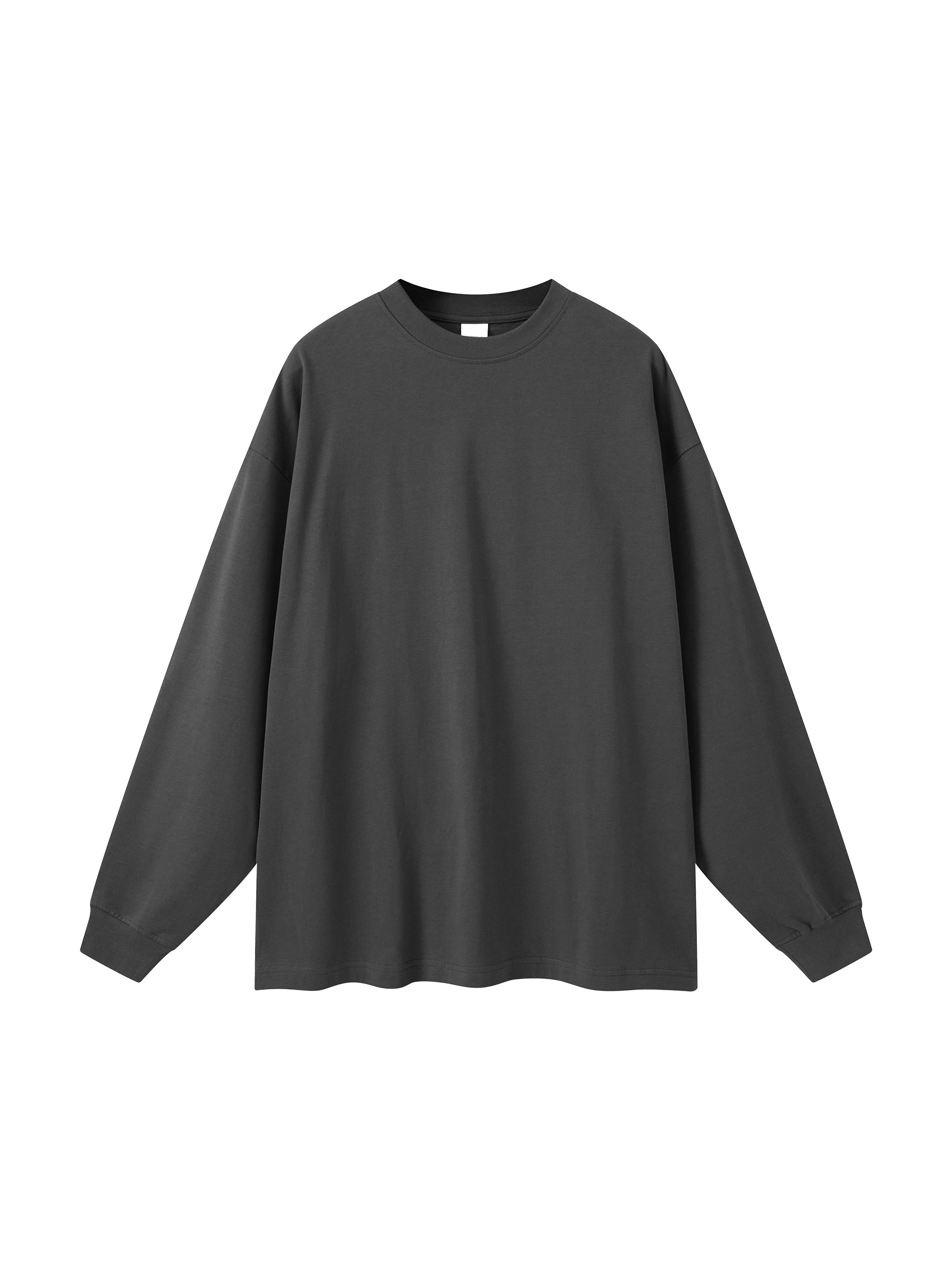 R00281-C001-V3 / OVERSIZED UNISEX LONG SLEEVE T-SHIRT 305G 9.0OZ DTG PRINT RUSH SERVICE LA