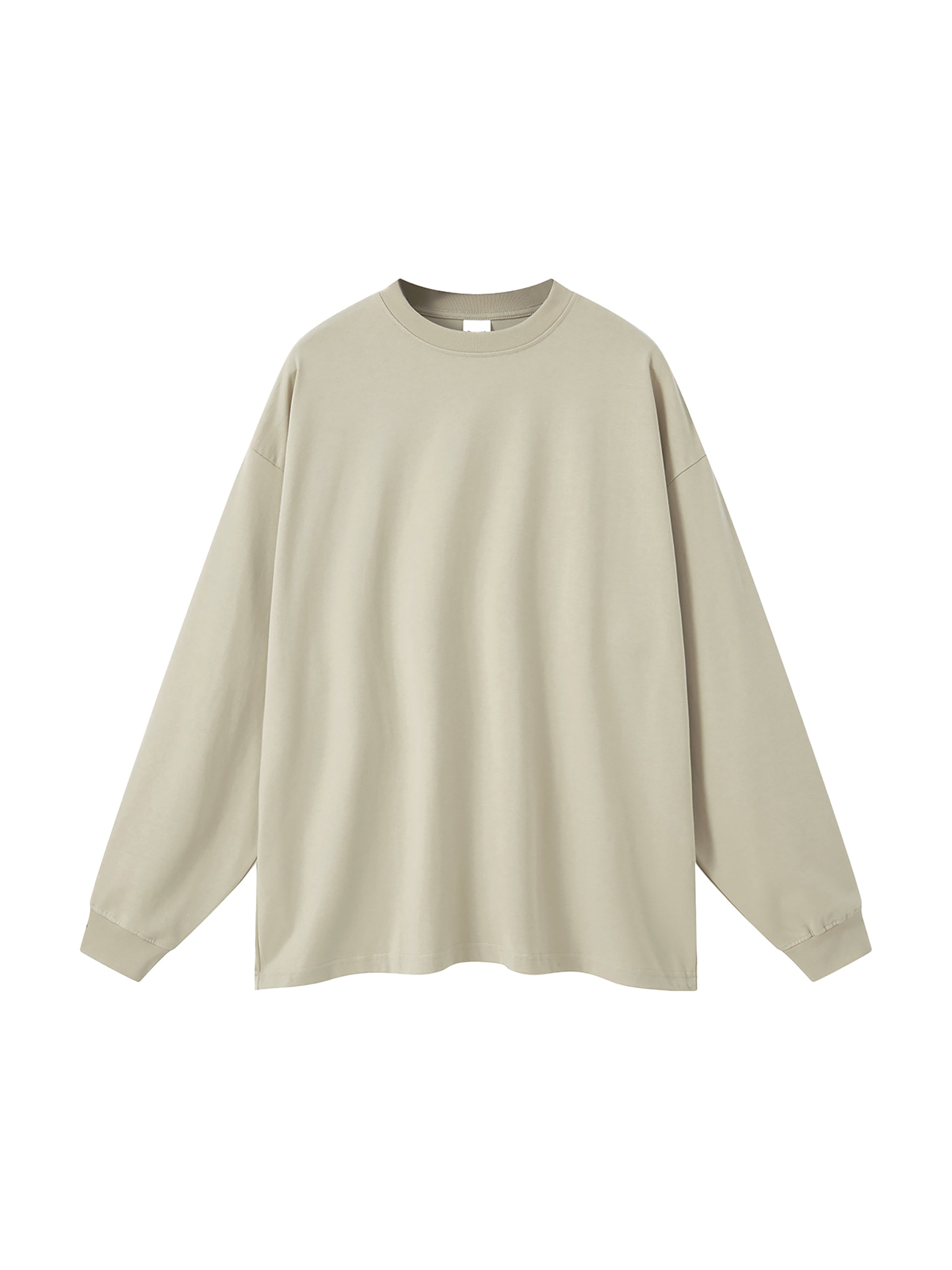 R00281-C001-V3 / OVERSIZED UNISEX LONG SLEEVE T-SHIRT 305G 9.0OZ DTG PRINT RUSH SERVICE LA