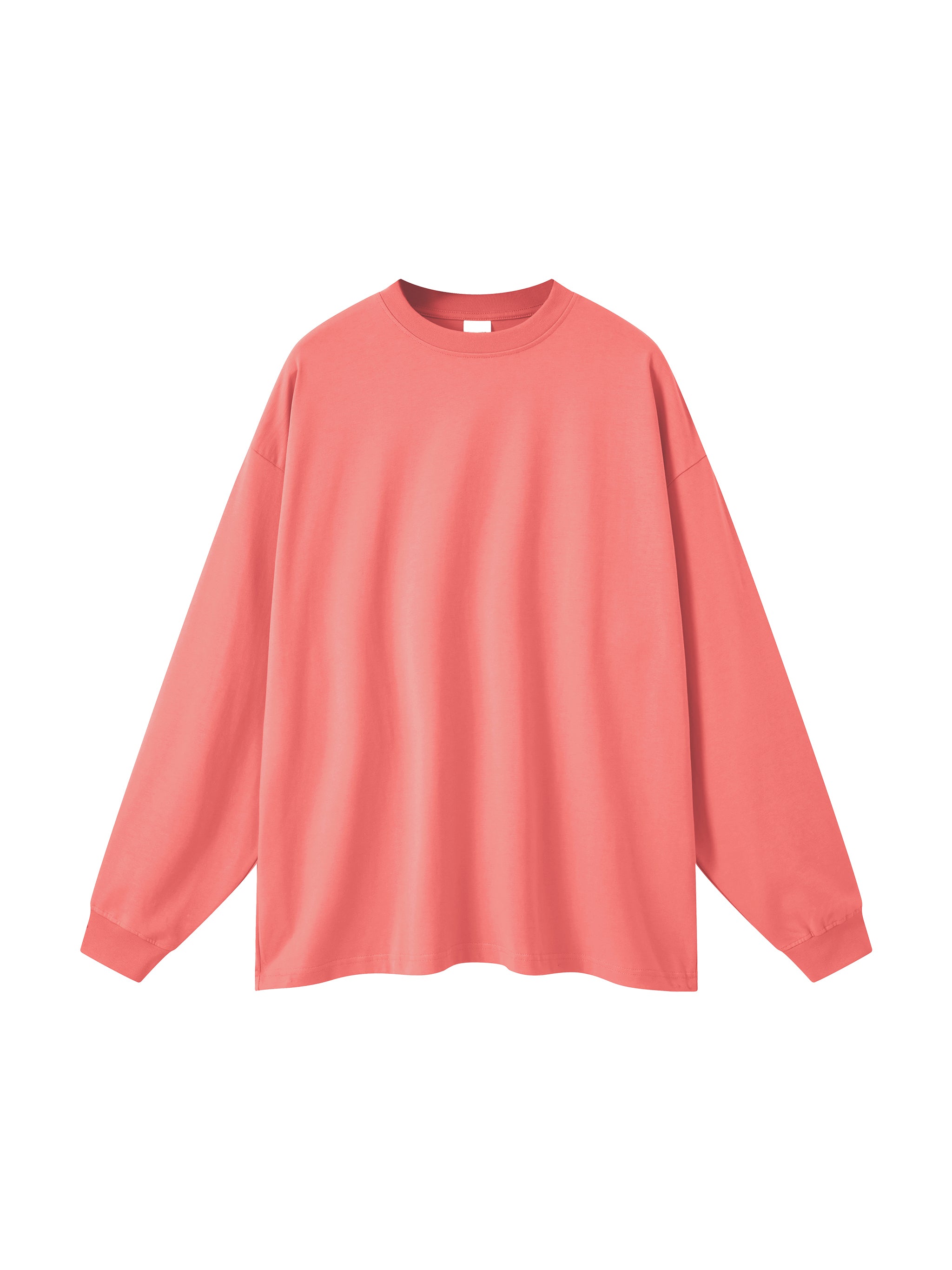 R00281-C001-V3 / OVERSIZED UNISEX LONG SLEEVE T-SHIRT 305G 9.0OZ DTG PRINT RUSH SERVICE LA