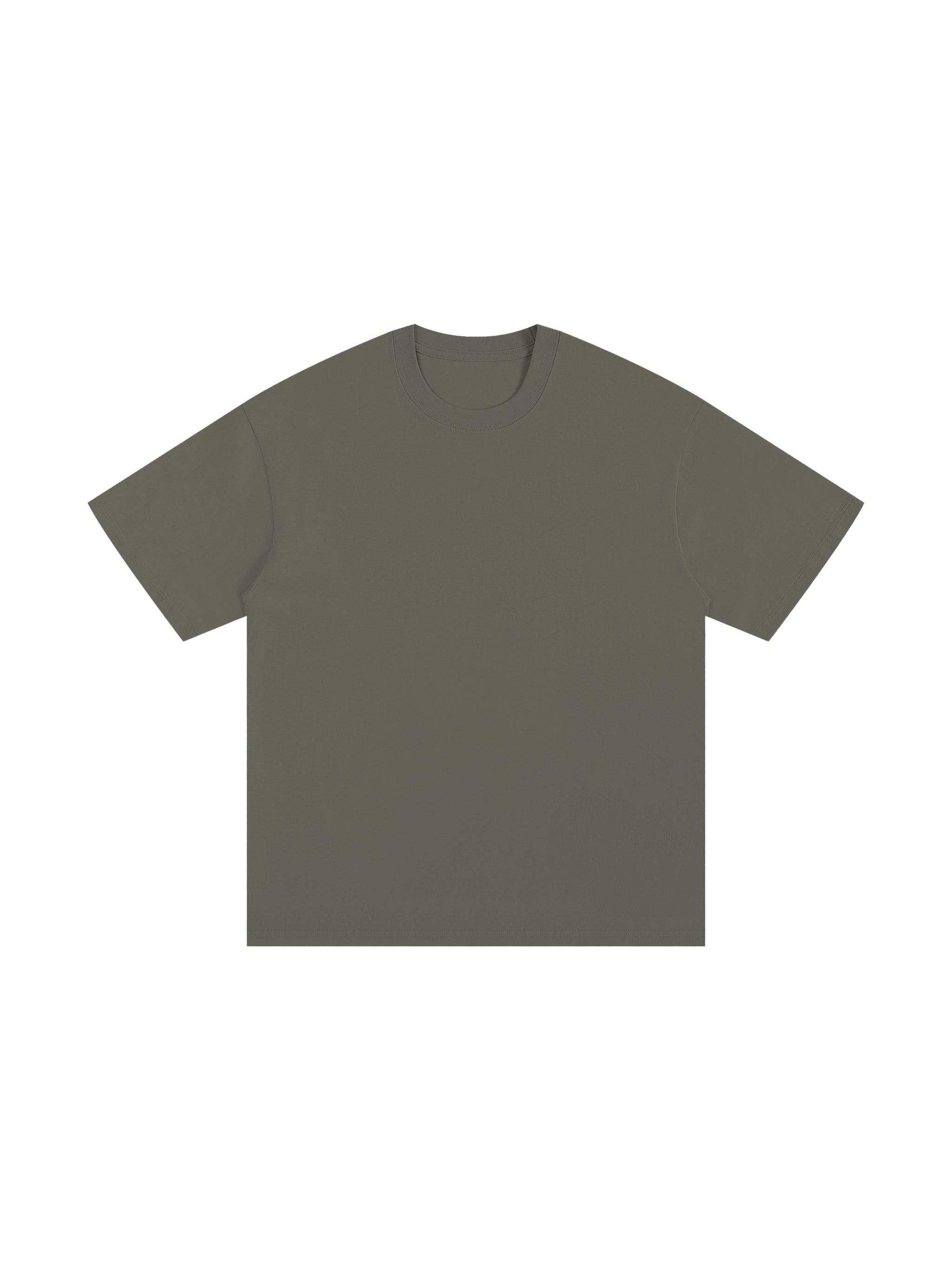 RU0003-C001-V4 / DROP SHOULDER COTTON T-SHIRT 250G 7.4OZ DTG PRINT RUSH SERVICE LA