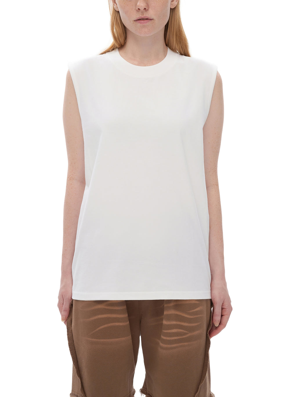 RU0006-C001-V3 / MEN'S SLEEVELESS COTTON TANK TOP 230G 6.8OZ DTG PRINT RUSH SERVICE LA