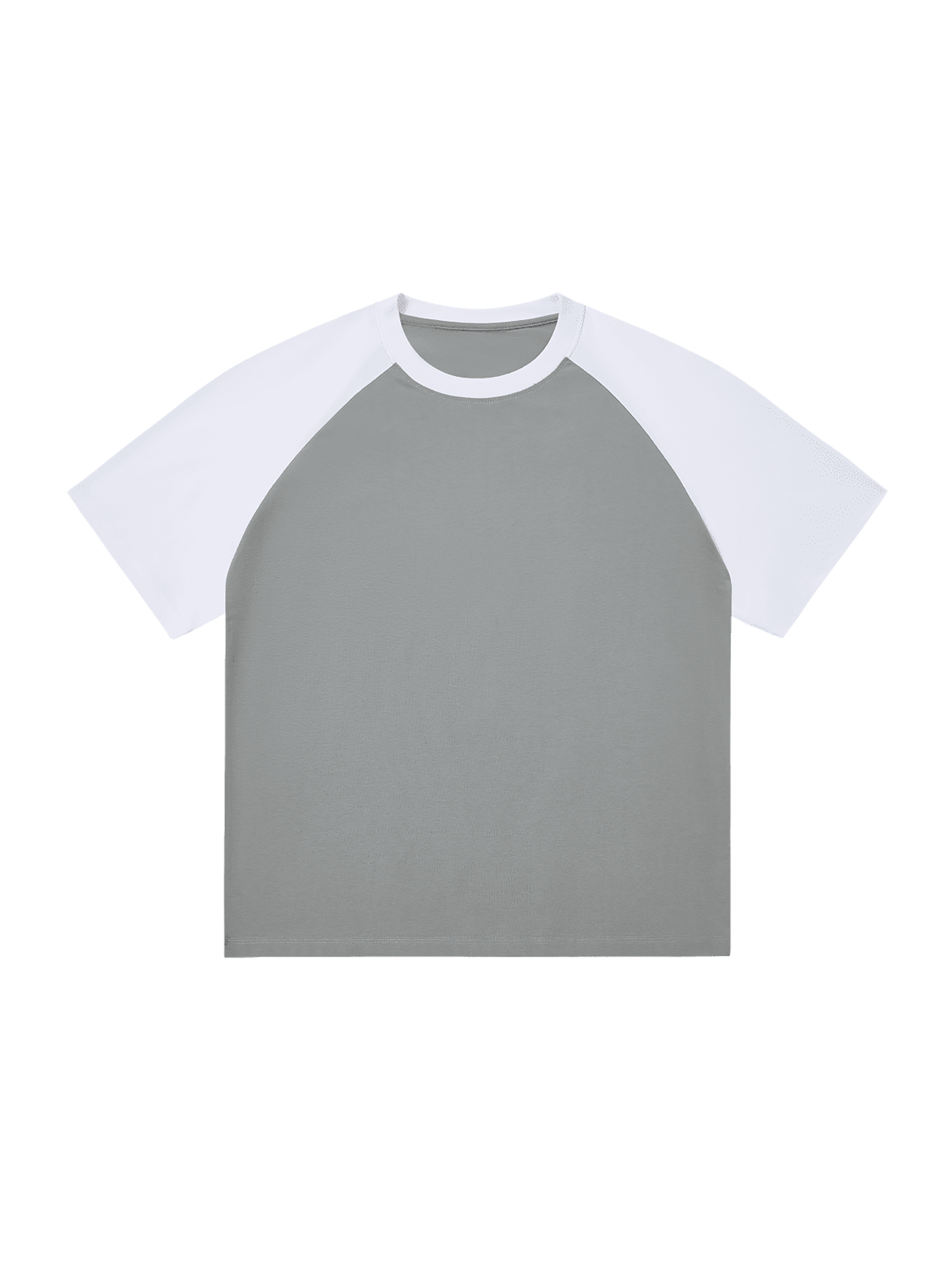 RU0009-C001-V3 / COLOR-BLOCKED RAGLAN SLEEVE T-SHIRT 250G 7.4OZ DTG PRINT RUSH SERVICE LA