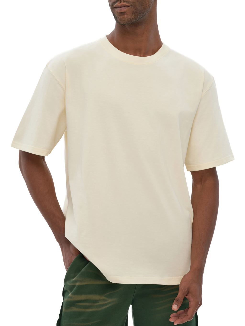 RU0014-C001-V2 / HEAVYWEIGHT DROP SHOULDER COTTOM T-SHIRT 300G 8.8OZ DTG LA