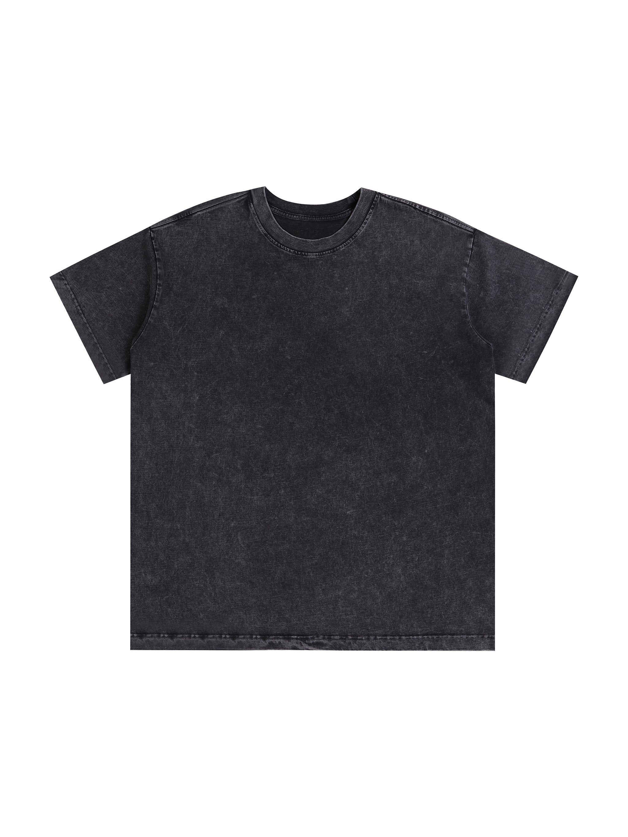 RU0025-C001-V6 / HEAVYWEIGHT SNOW WASHED OVERSIZE T-SHIRT 300G 8.8OZ DTG PRINT RUSH SERVICE LA