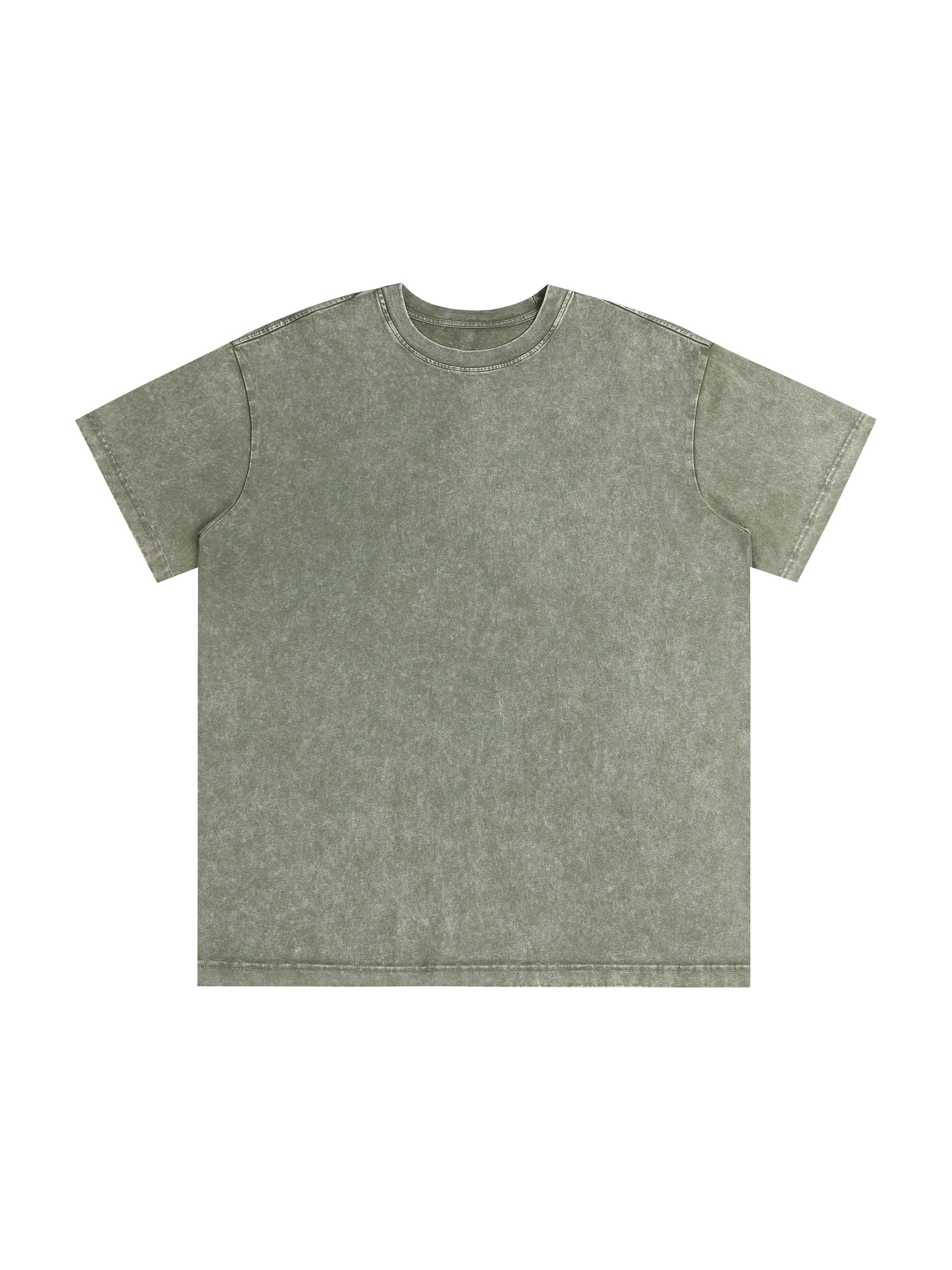 RU0025-C001-V6 / HEAVYWEIGHT SNOW WASHED OVERSIZE T-SHIRT 300G 8.8OZ DTG PRINT RUSH SERVICE LA
