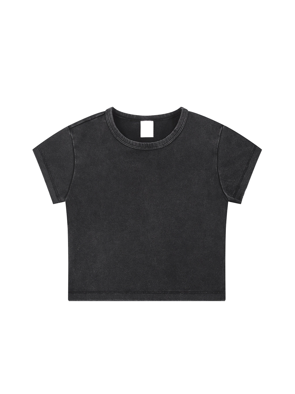 RU0094-C001-V4 / SNOW WASHED CROP TOP 235G 6.9OZ DTG PRINT RUSH SERVICE LA