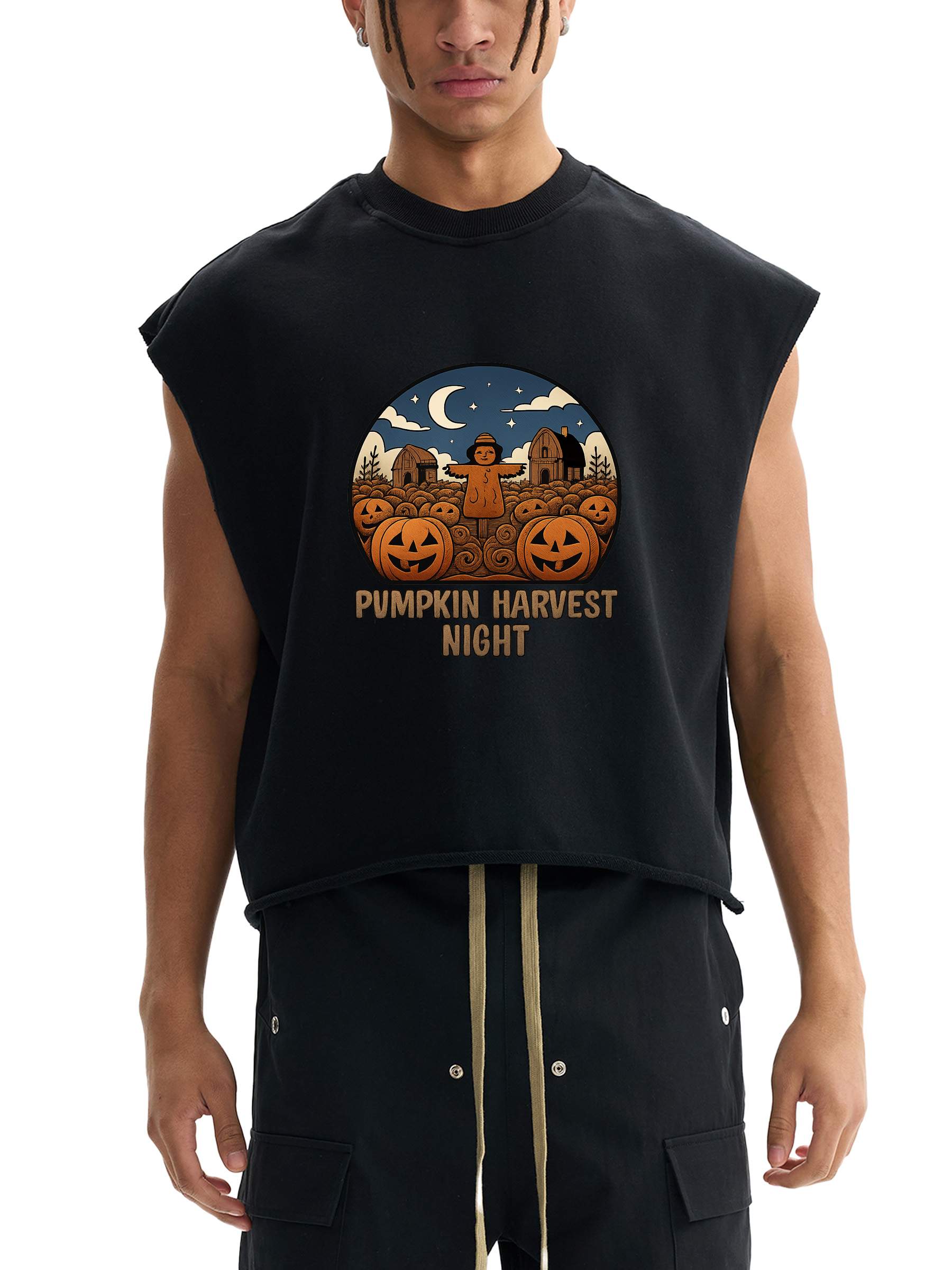 RB0003-C001-V2 / FRENCH TERRY BOXY TANK TOP 340G 10OZ DTG PRINT RUSH SERVICE