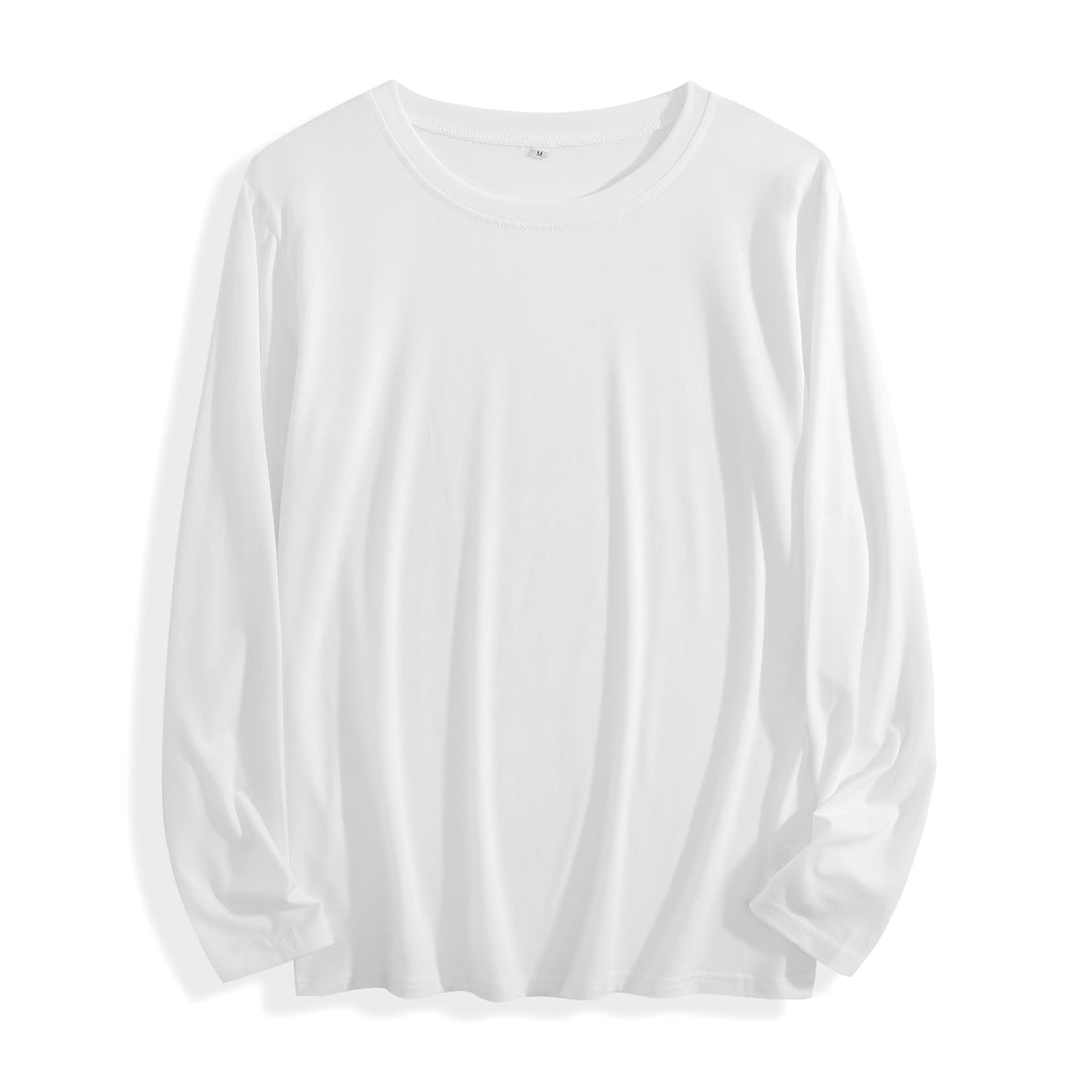 DG502 / CREW NECK LONGSLEEVE T-SHIRT 180G 5.3OZ DTF PRINT RUSH SERVICE LA