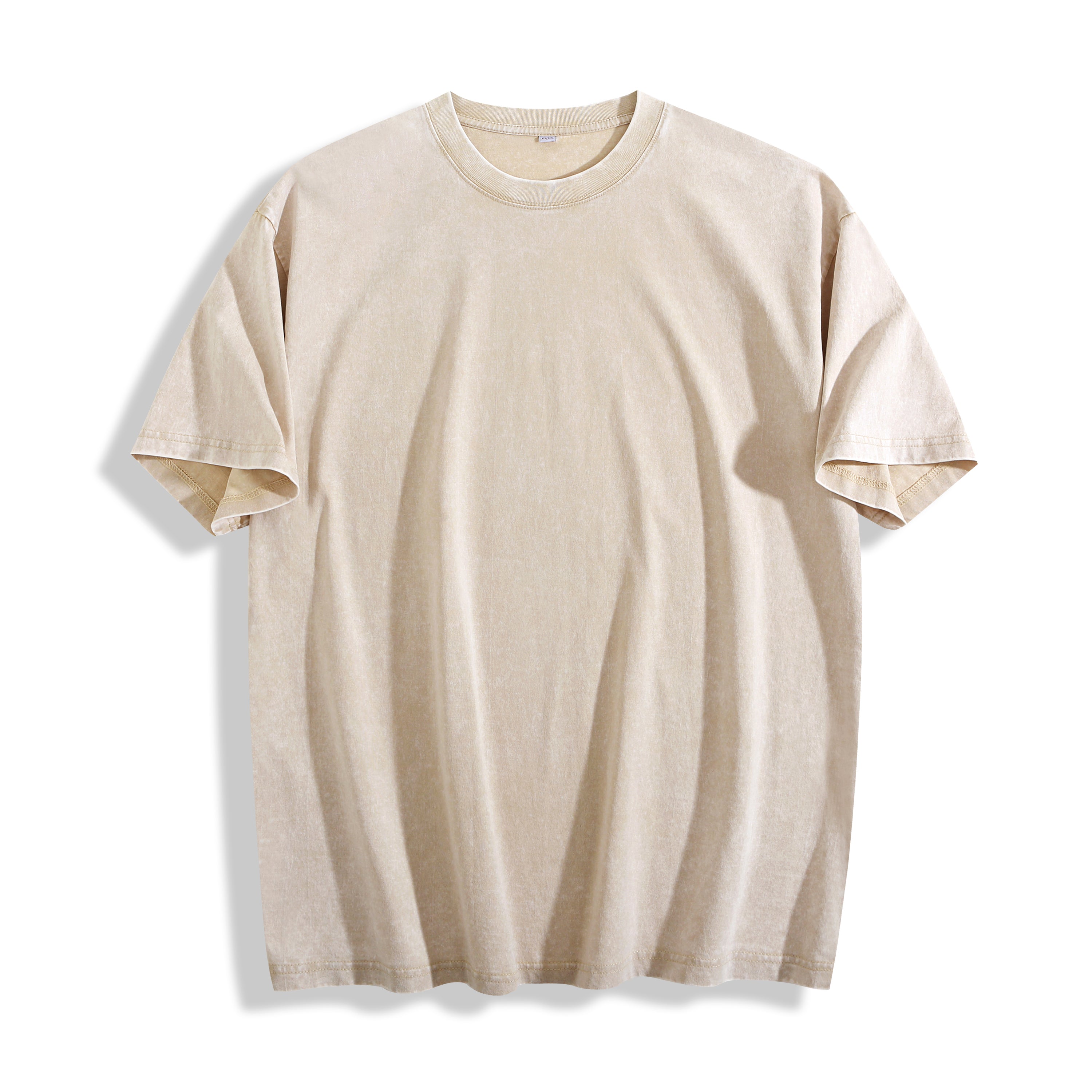 DG004 / SNOW-WASHED STREETWEAR T-SHIRT 230G 6.8 OZ DTF PRINT RUSH SERVICE LA