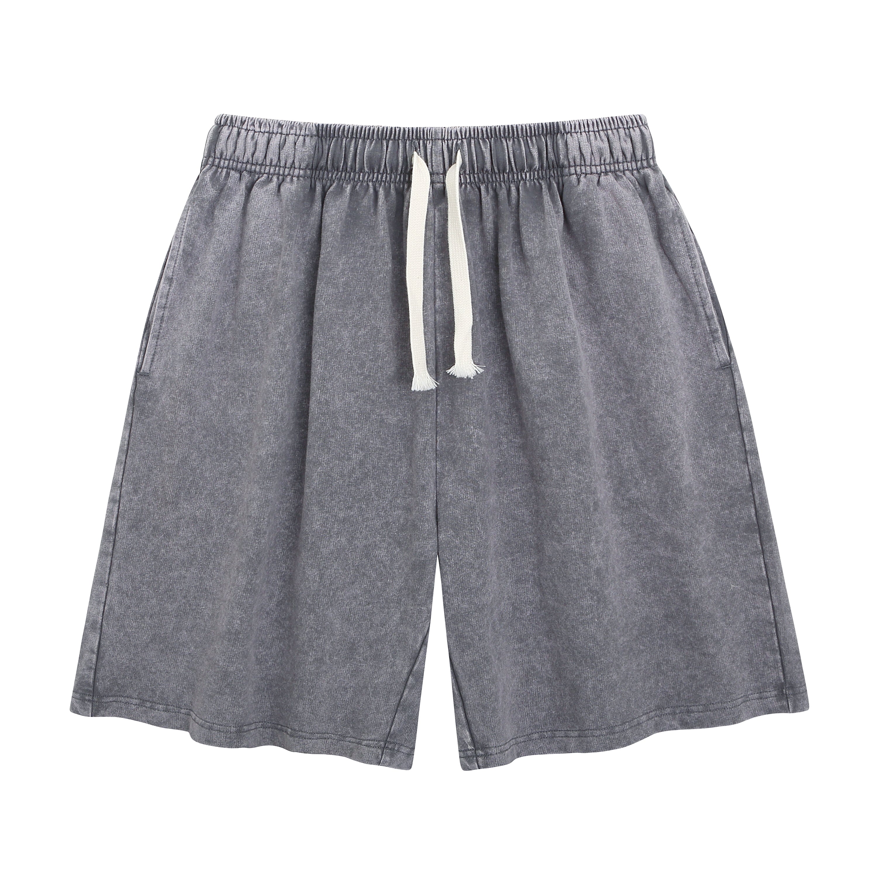 DG202 / WASHED SHORTS 260G 7.6OZ COTTON DTF PRINT RUSH SERVICE LA