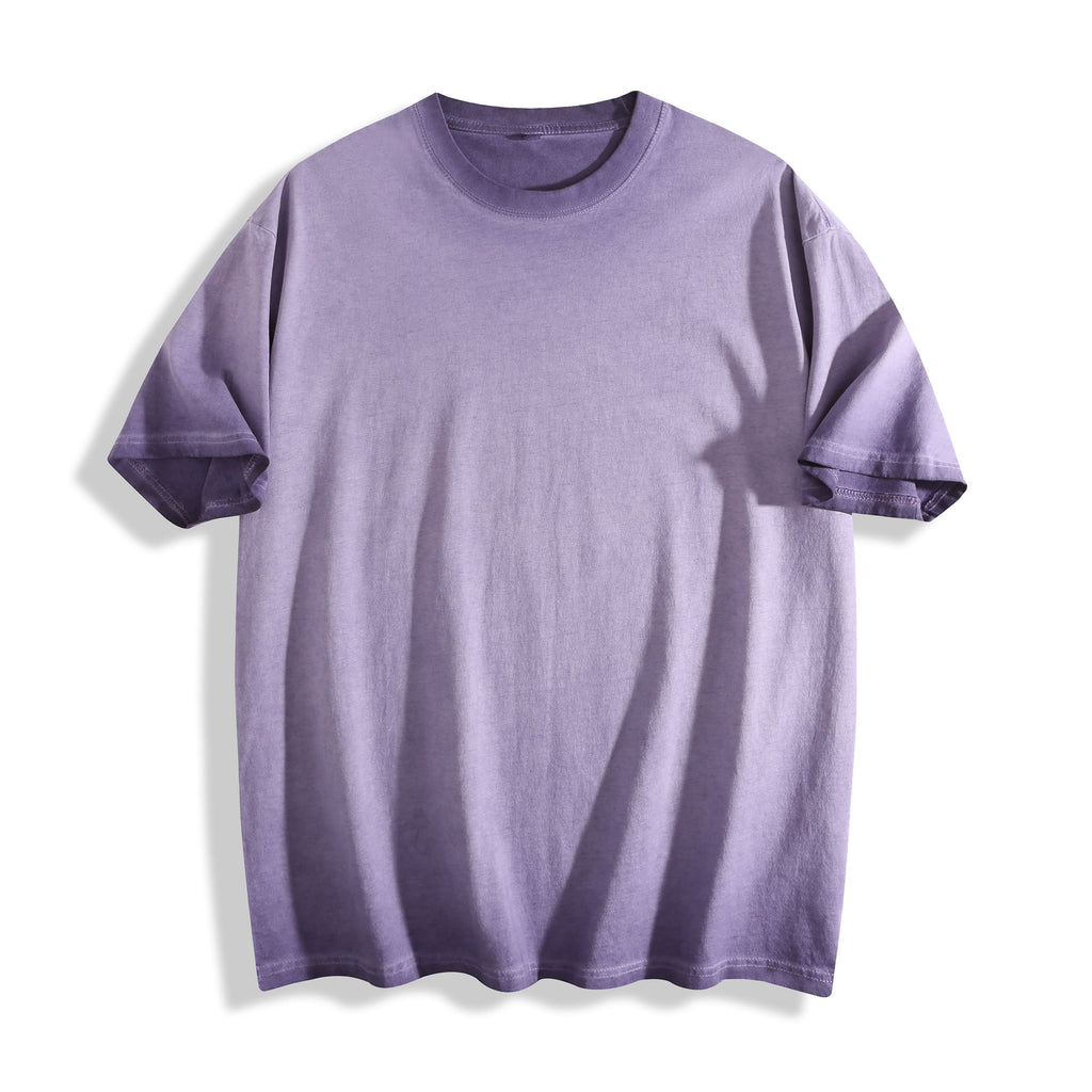 DG013 / MEN'S DISTRESSED-WASH COTTON TEE 230G 6.8OZ DTF PRINT RUSH