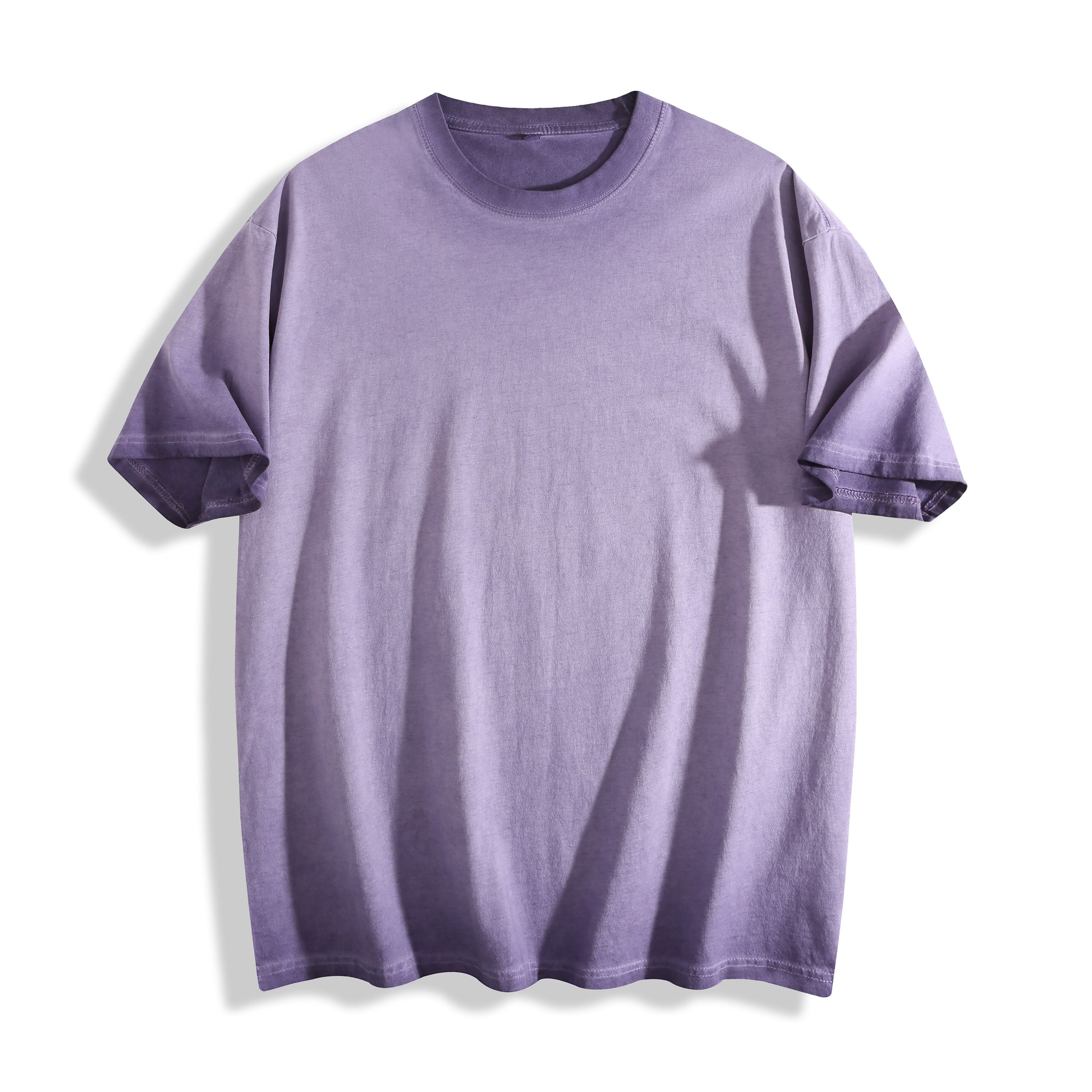 DG013 / MEN'S DISTRESSED-WASH COTTON TEE 230G 6.8OZ DTF PRINT RUSH