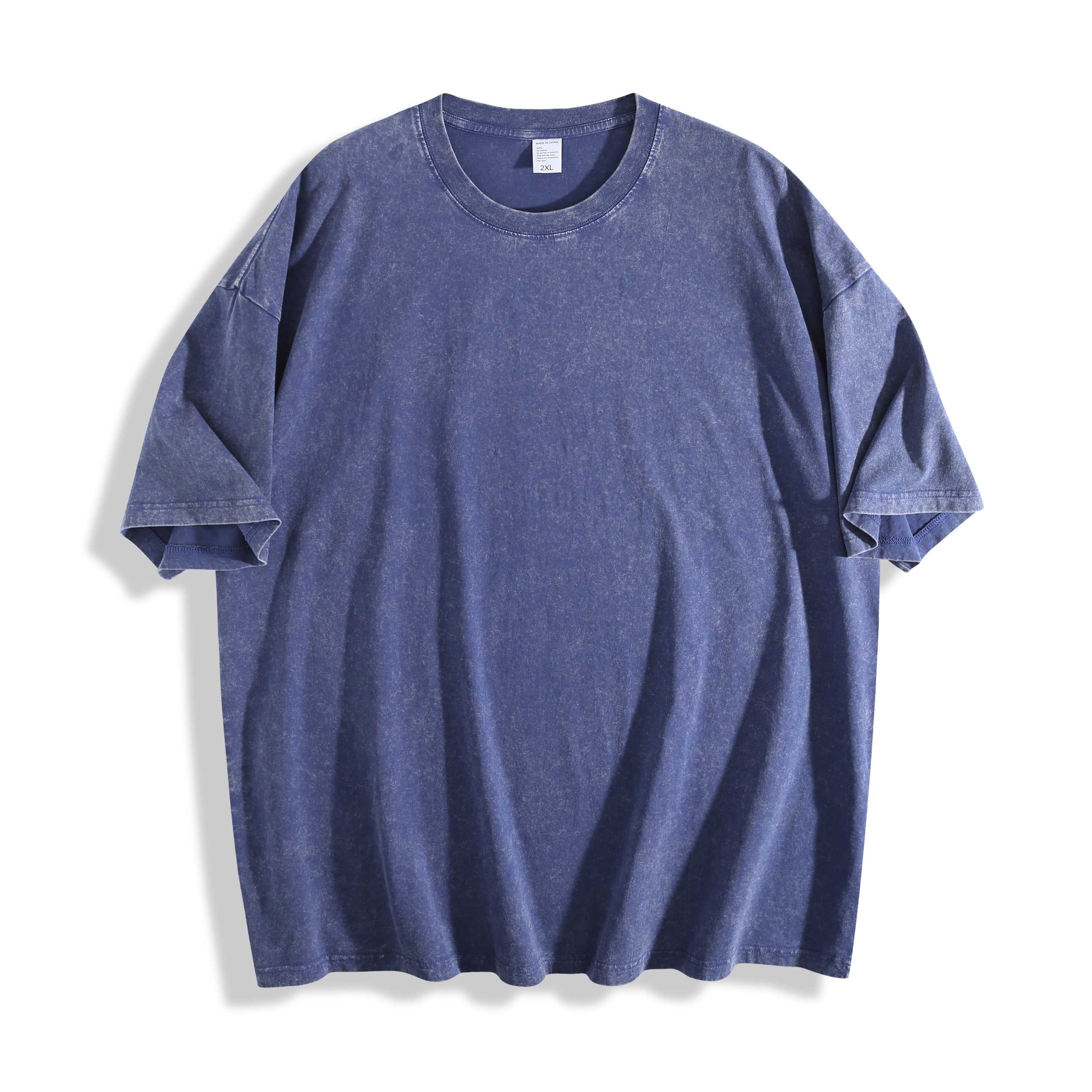 DG004 / SNOW-WASHED STREETWEAR T-SHIRT 230G 6.8 OZ DTF PRINT RUSH SERVICE LA