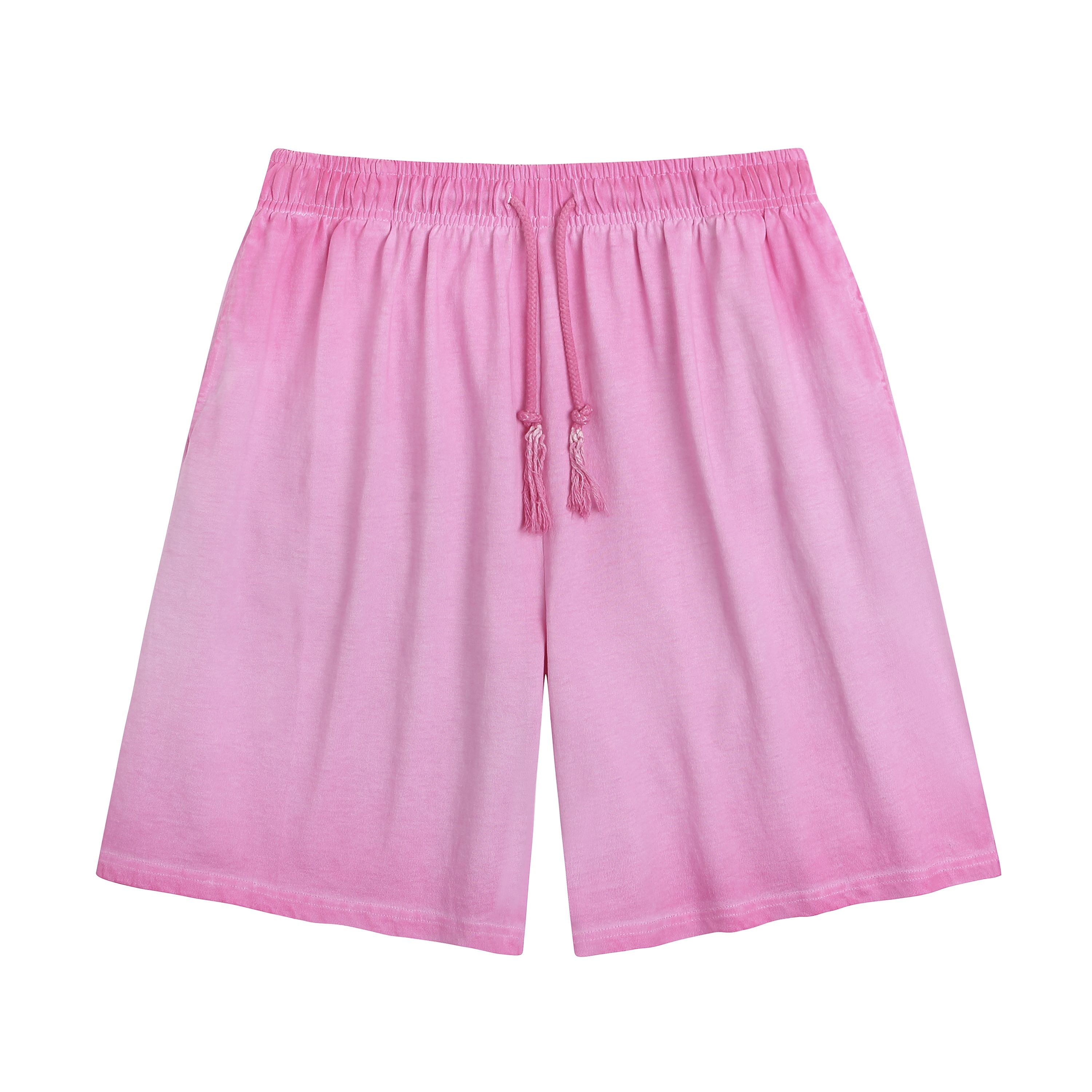 DG201 / WASHED SHORTS 290G 8.5OZ COTTON DTF PRINT RUSH SERVICE LA