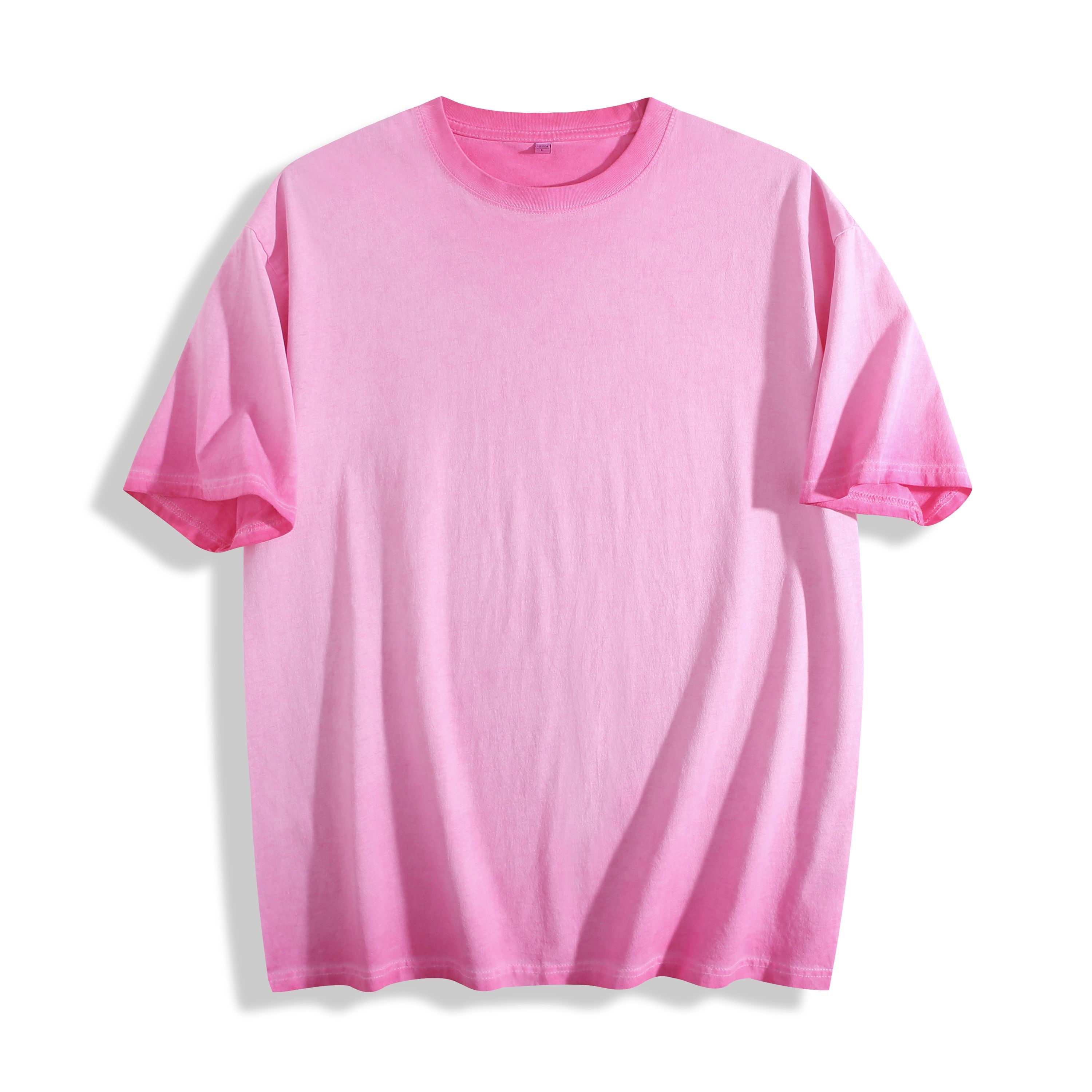 DG013 / MEN'S DISTRESSED-WASH COTTON TEE 230G 6.8OZ DTF PRINT RUSH