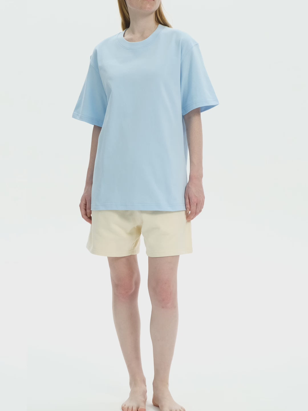 RU0014-C001-V2 / HEAVYWEIGHT DROP SHOULDER COTTOM T-SHIRT 300G 8.8OZ DTG LA