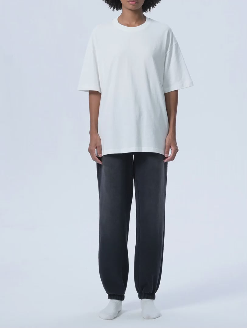 R00131-C001-V5 / STREETWEAR LOOSE DROP SHOULDER T-SHIRT 190G 5.6OZ DTG PRINT LA