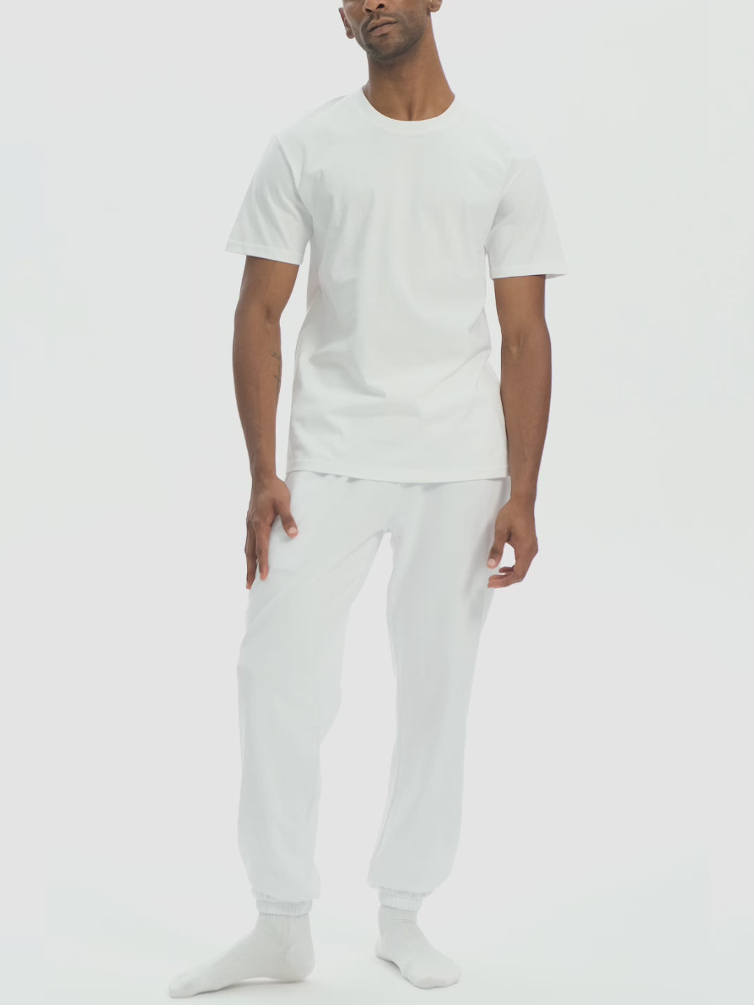 RU0001-C001-V4 / UNISEX SEAMLESS COTTON T-SHIRT 200G 5.9OZ DTG PRINT RUSH LA